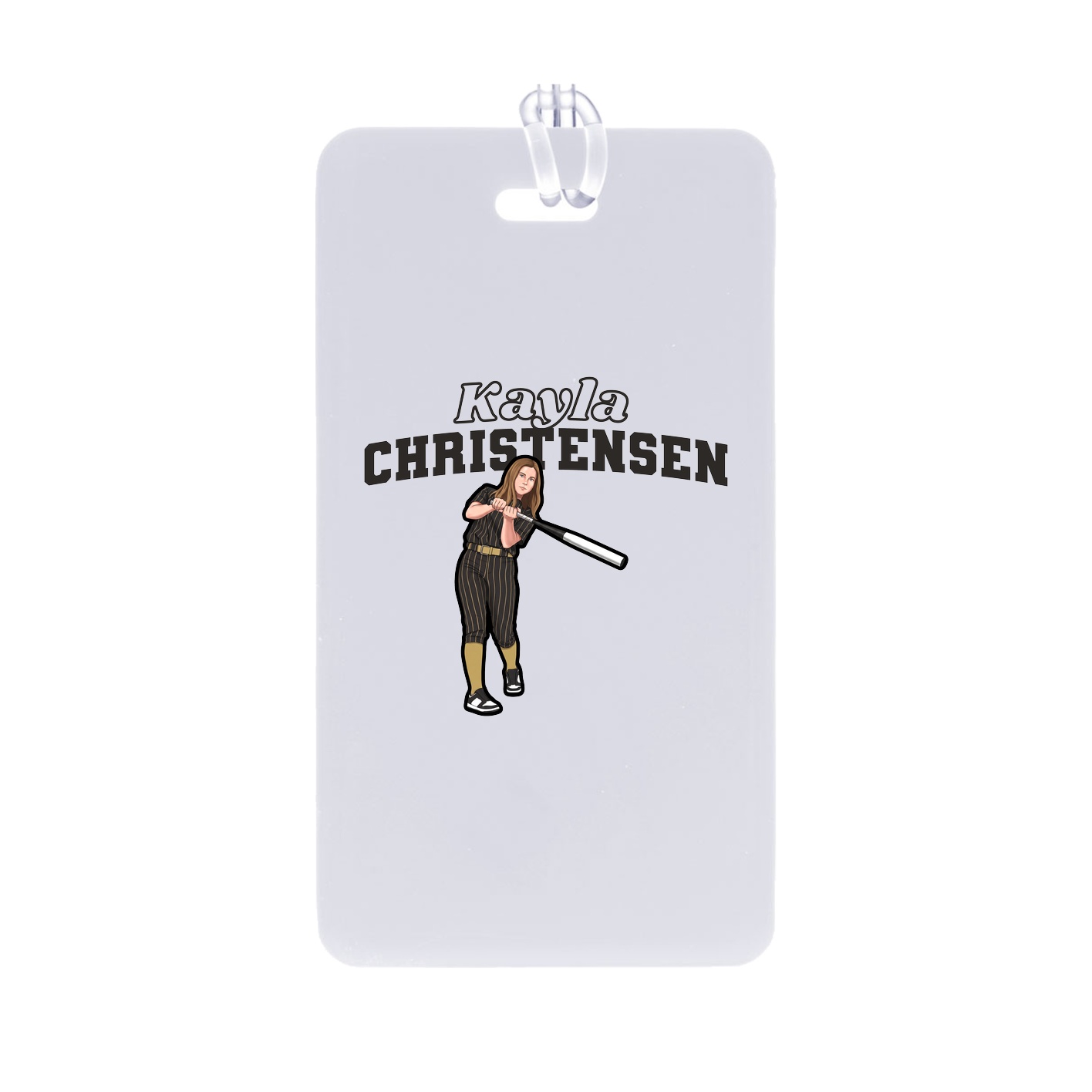 Bag Tag — Name Arch in Classic