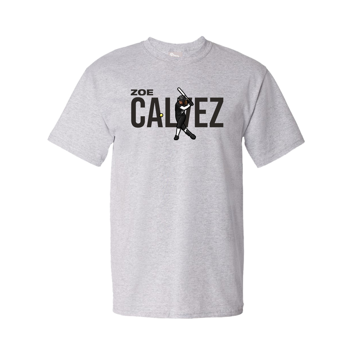 Youth Tee — Player Name in Grey
