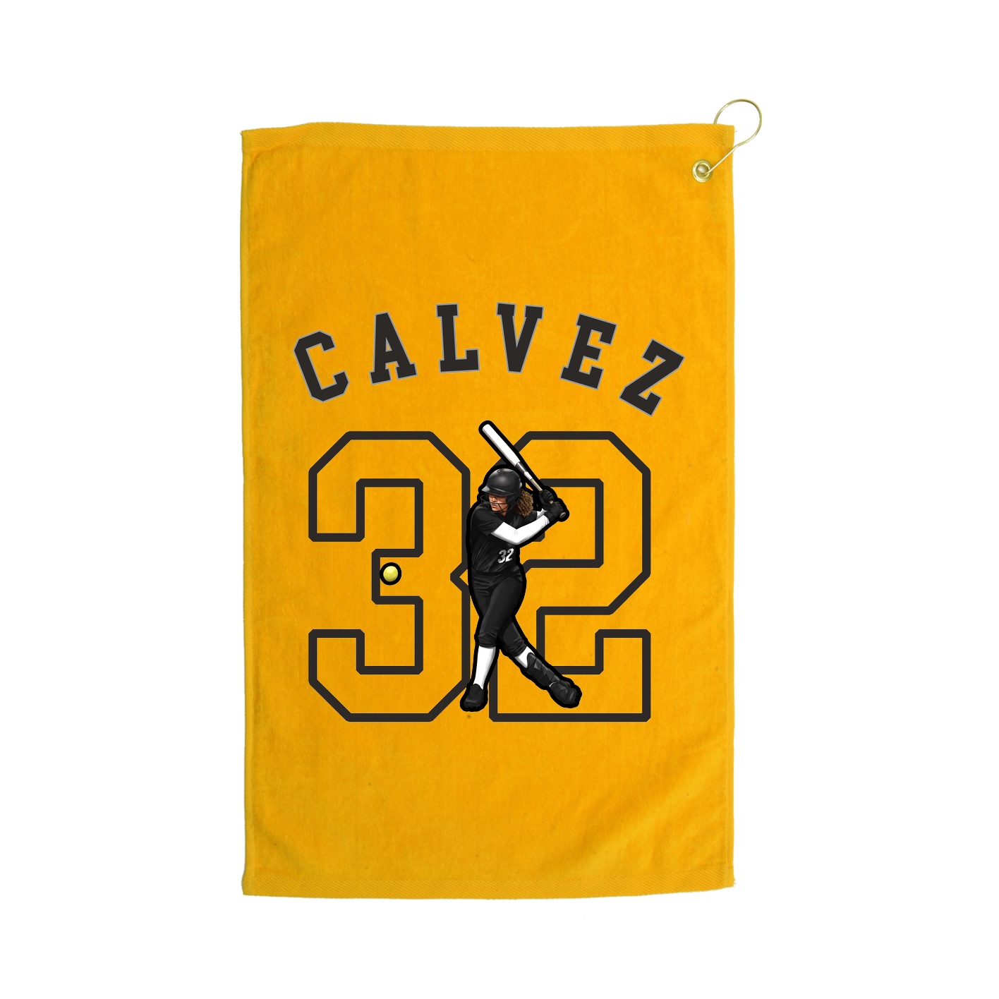 Golf Towel — Shirsey Arch in Gold