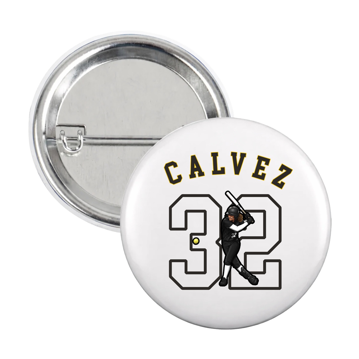 Game Day Button — Shirsey Arch in White
