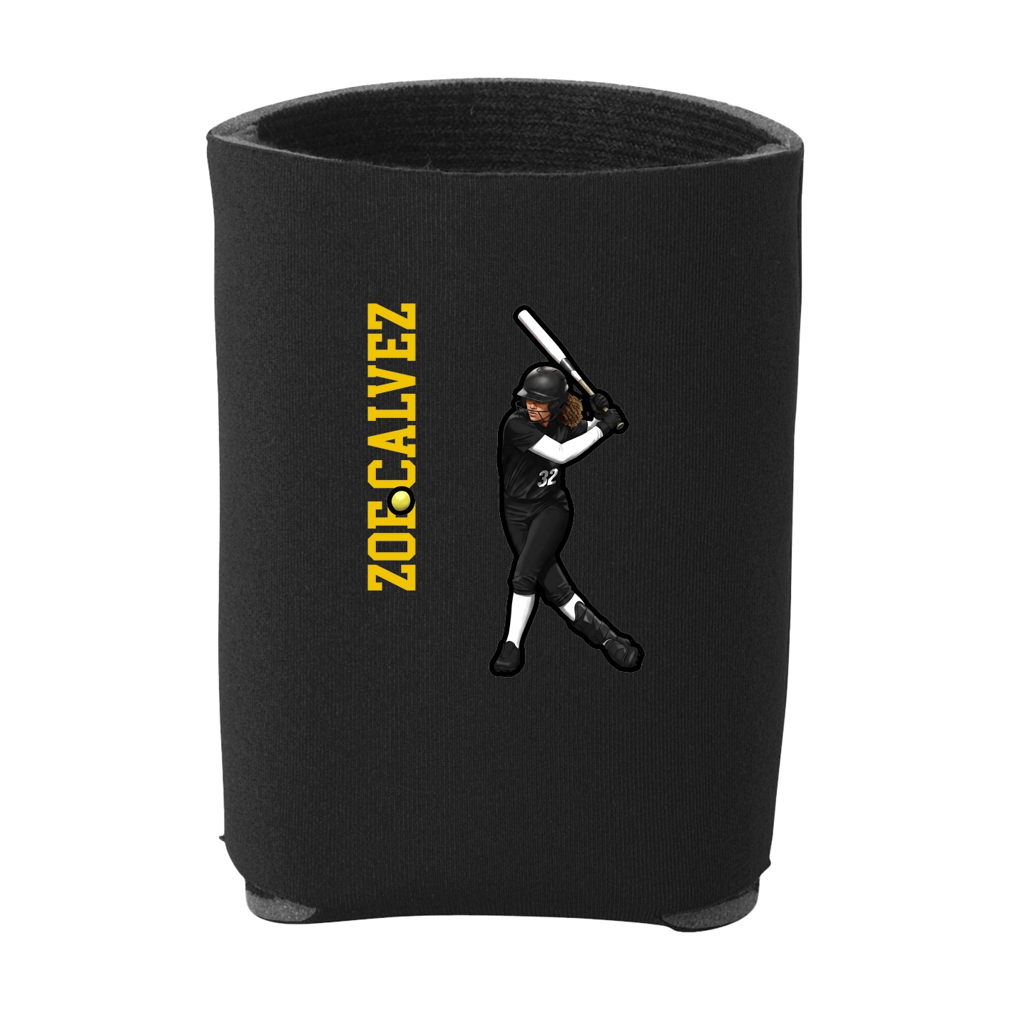 Can Holder — Name Vertical in Black