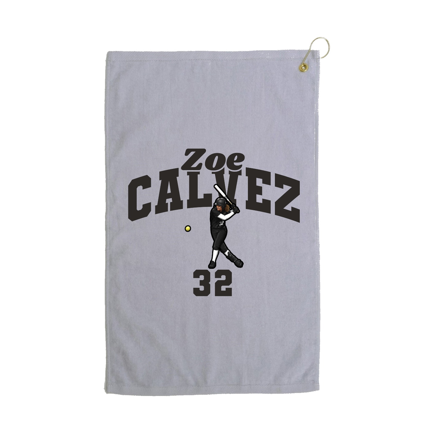 Golf Towel — Signature Arch in Grey