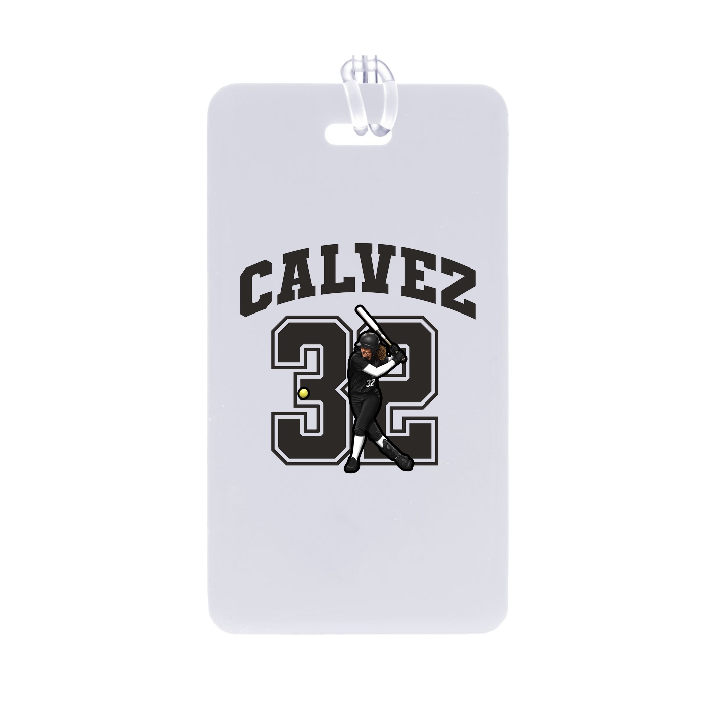 Bag Tag — Number in Classic