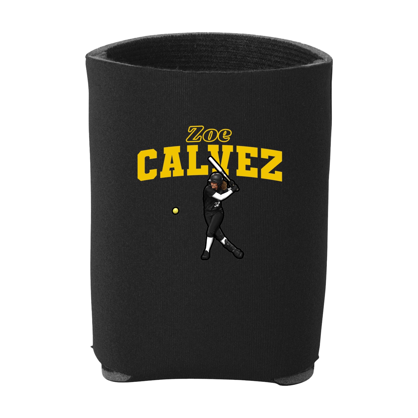 Can Holder — Name Arch in Black