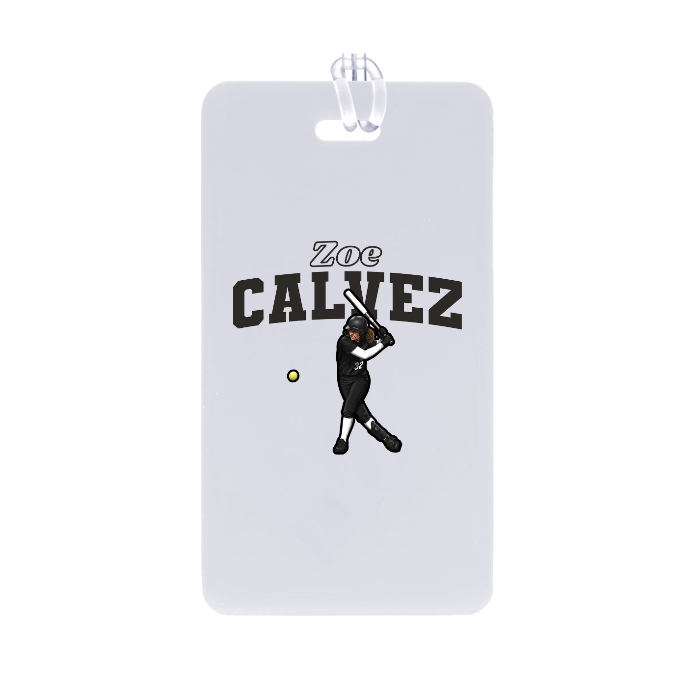 Bag Tag — Name Arch in Classic