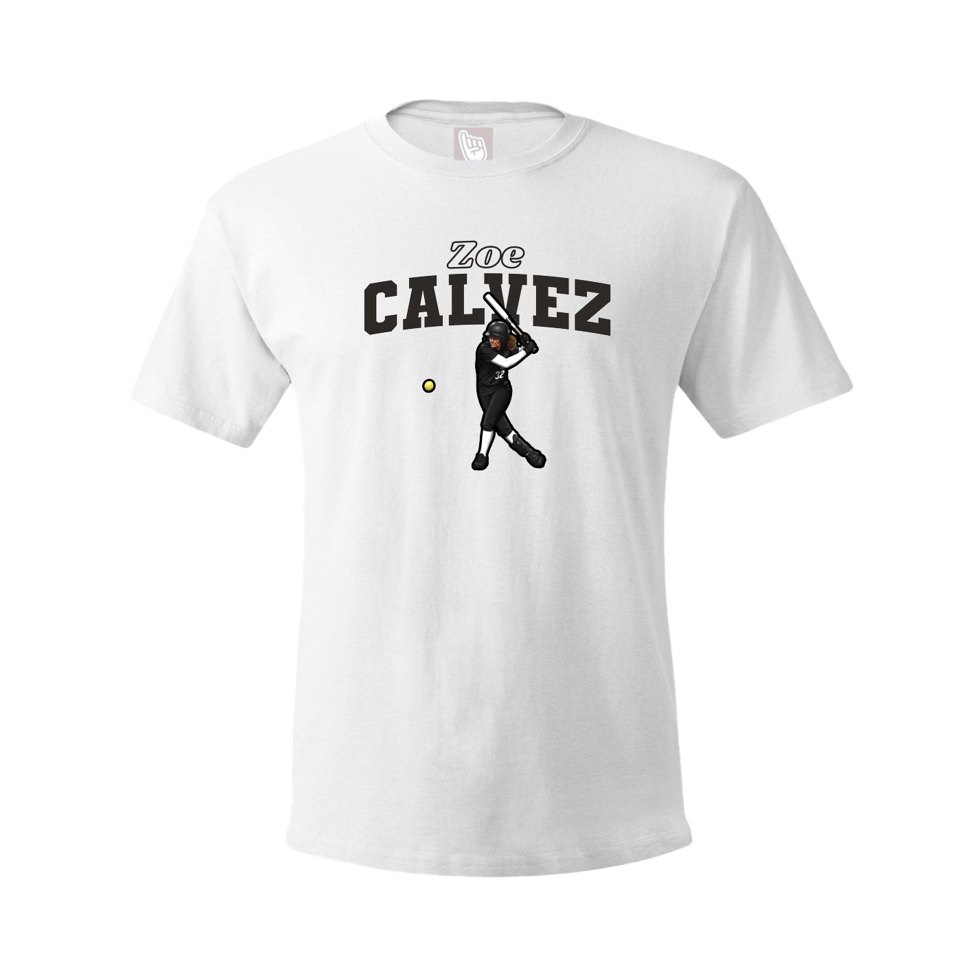 Tee — Name Arch in White