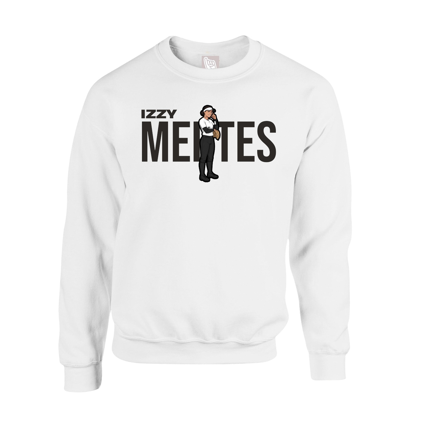 Fleece Crew — Player Name in White