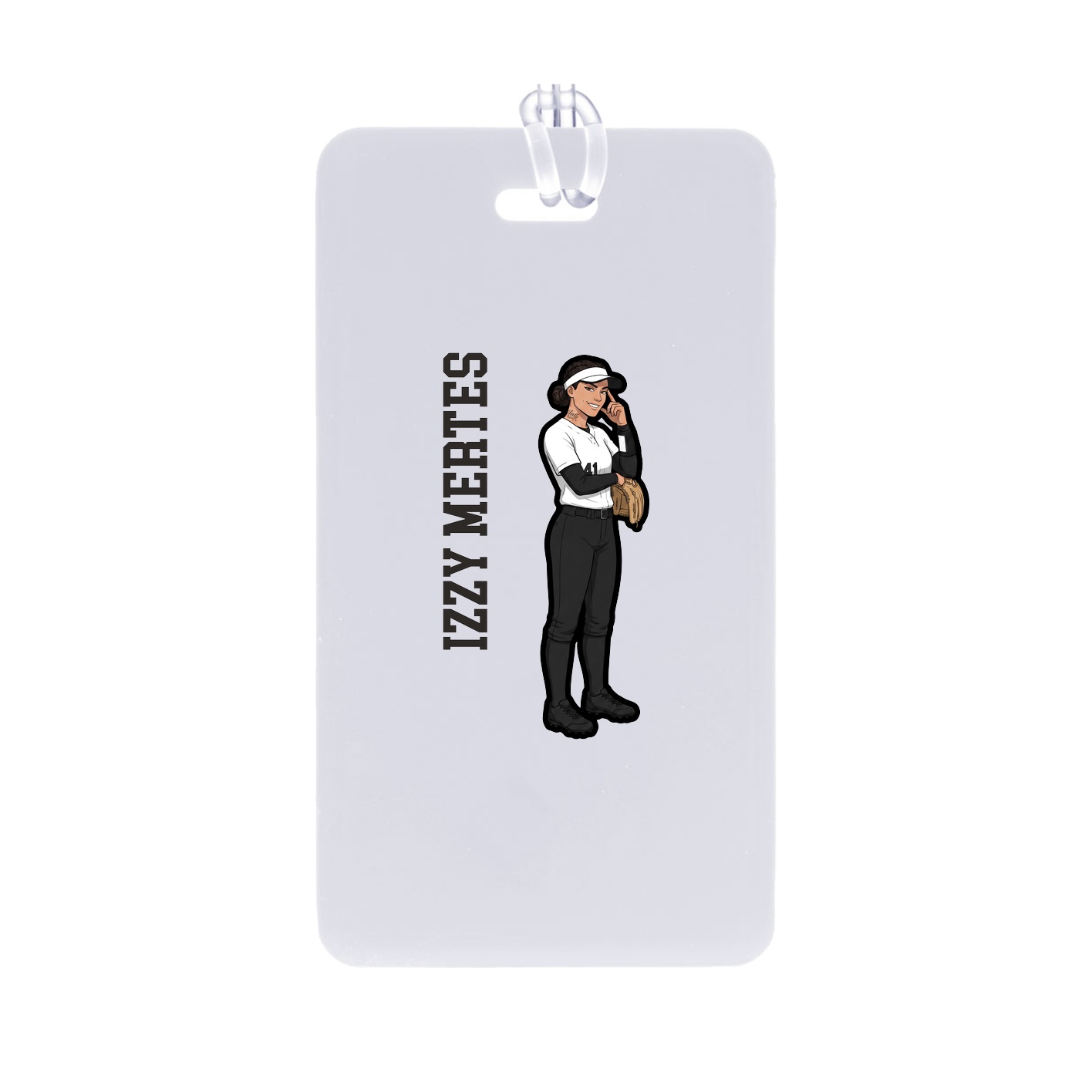 Bag Tag — Name Vertical in Classic