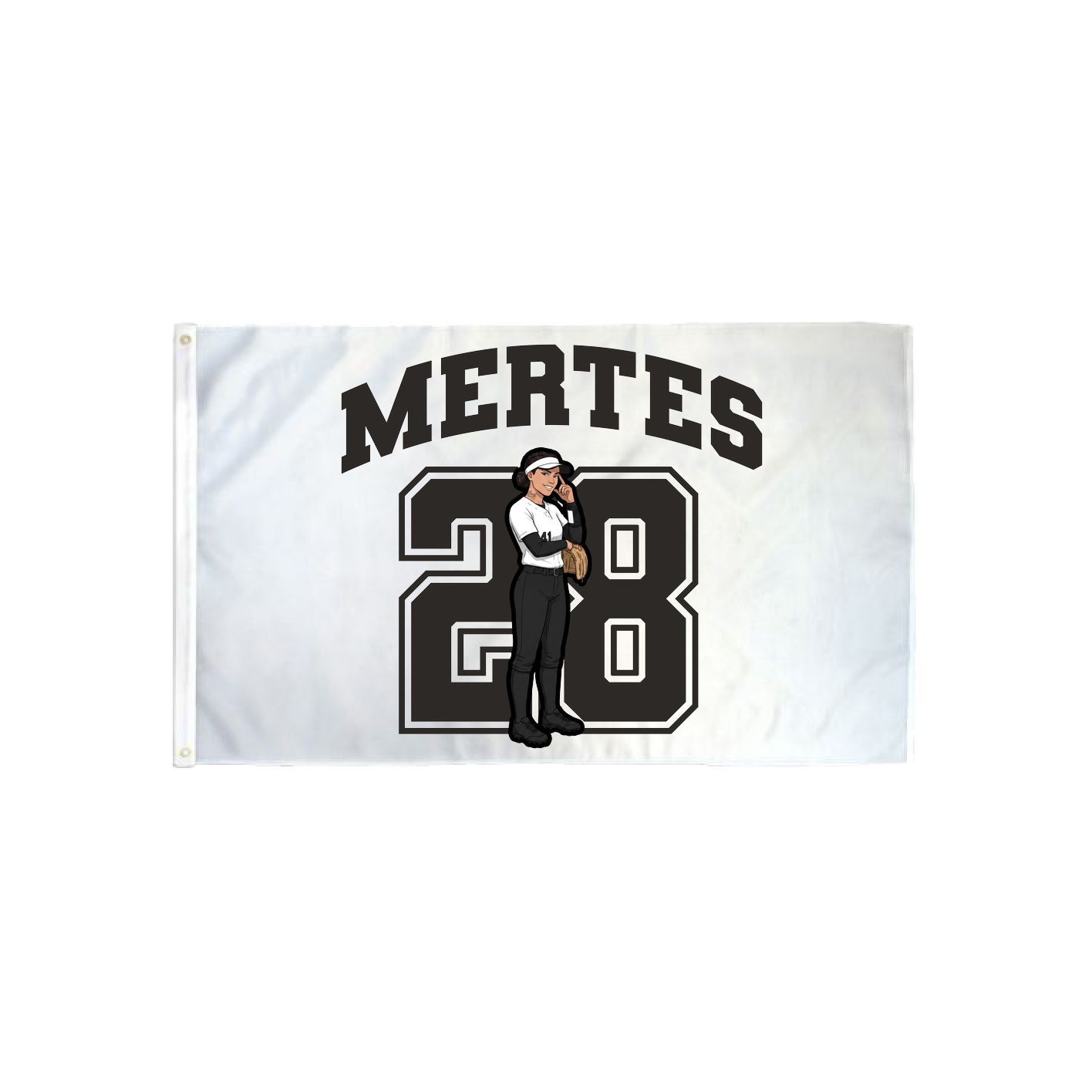 3x5 Flag — Number in Classic