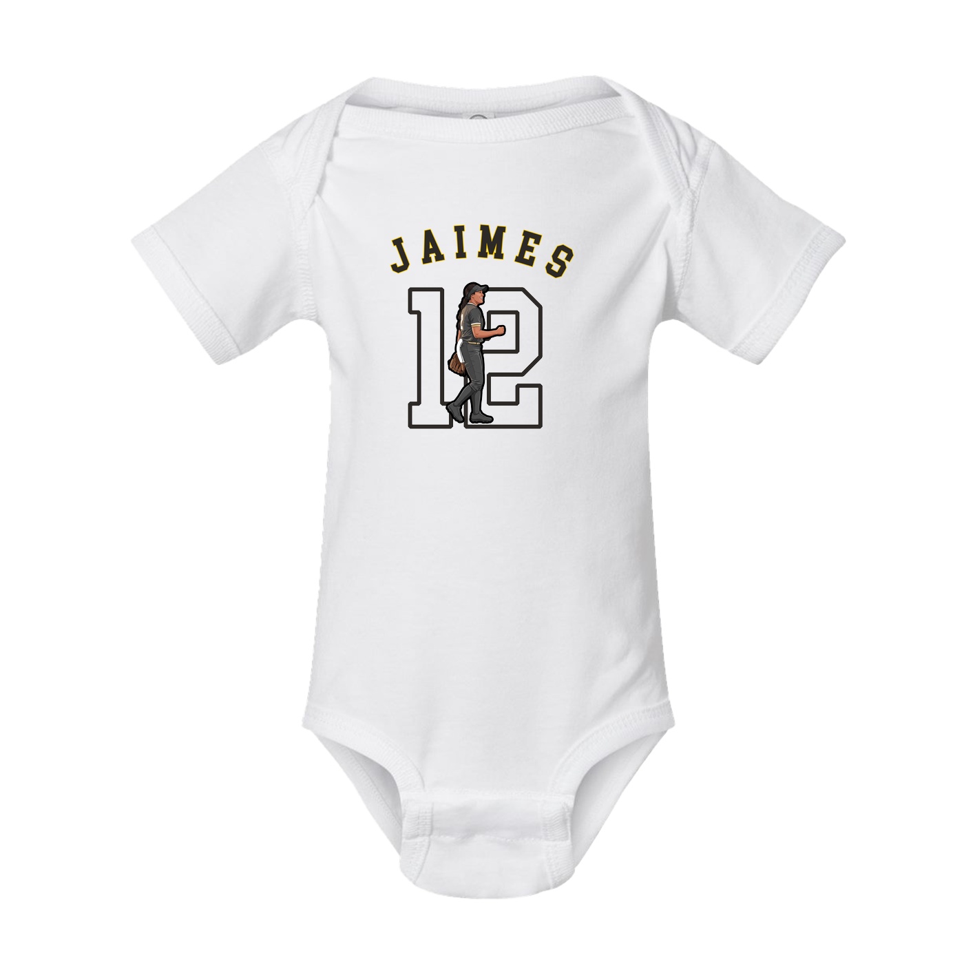 Baby Onesie — Shirsey Arch in White
