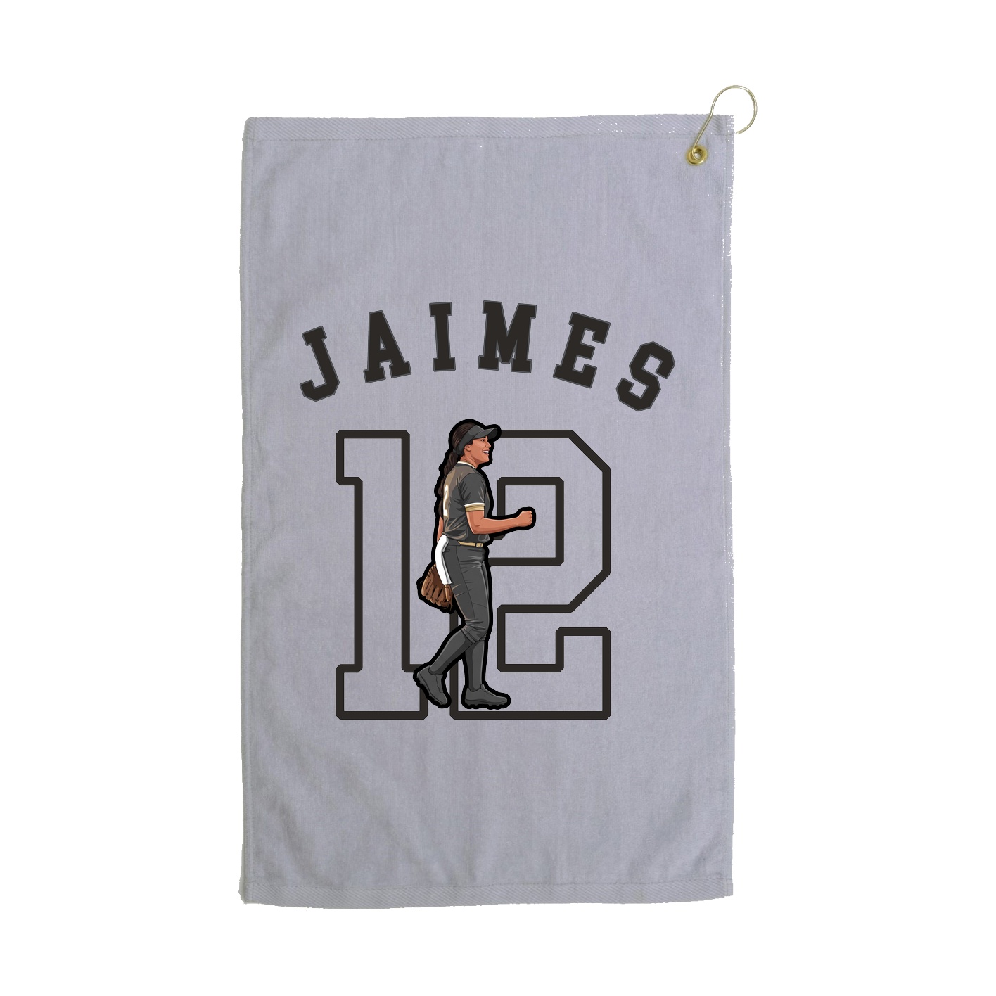 Golf Towel — Shirsey Arch in Grey