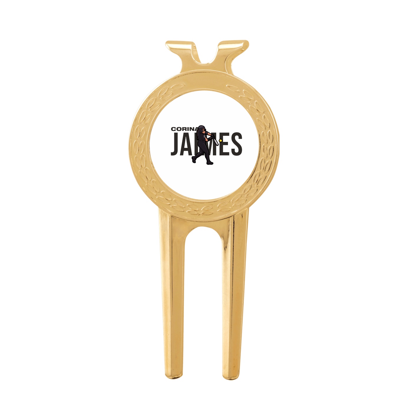 Divot Tool with Ball Marker — Player Name in Classic