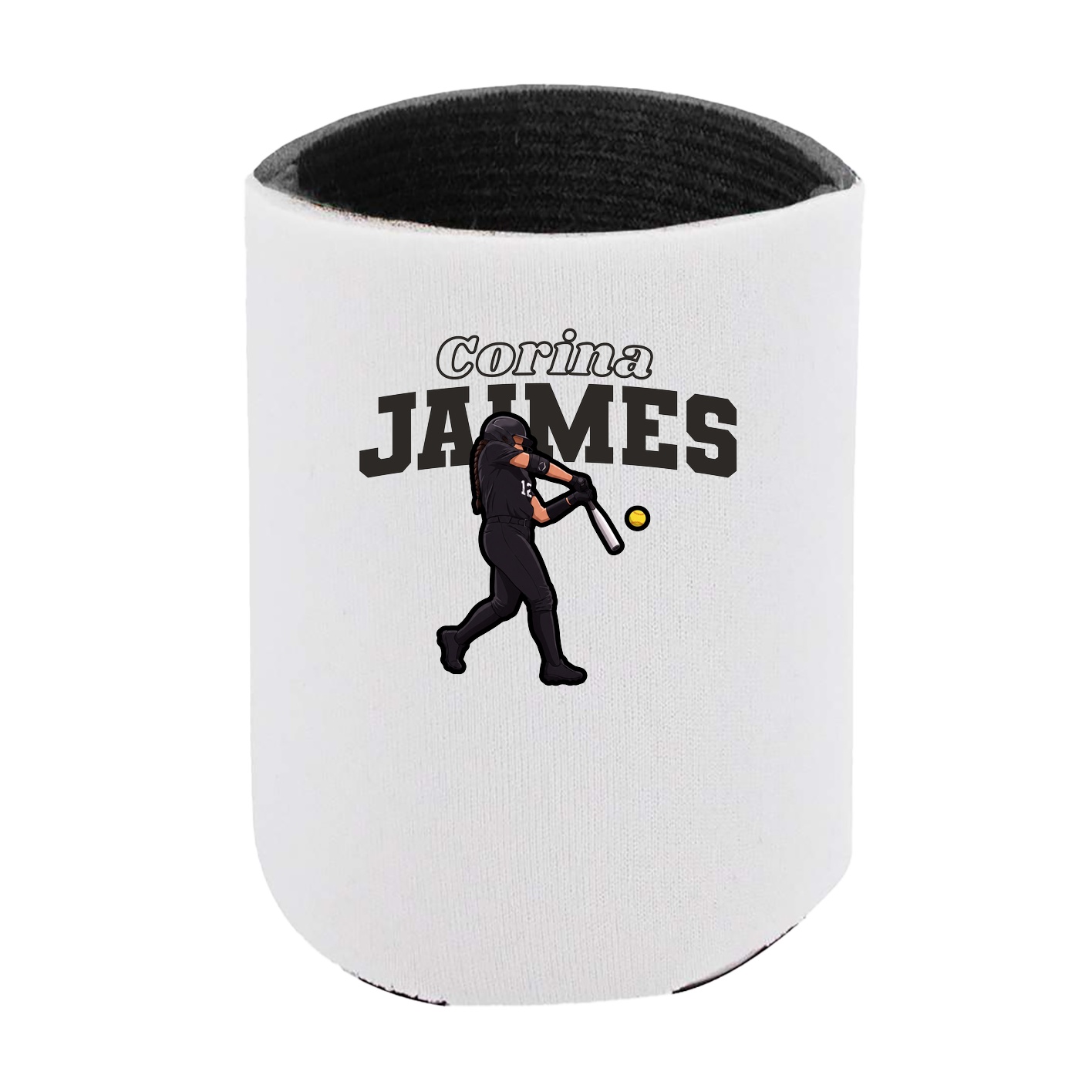 Can Holder — Name Arch in White