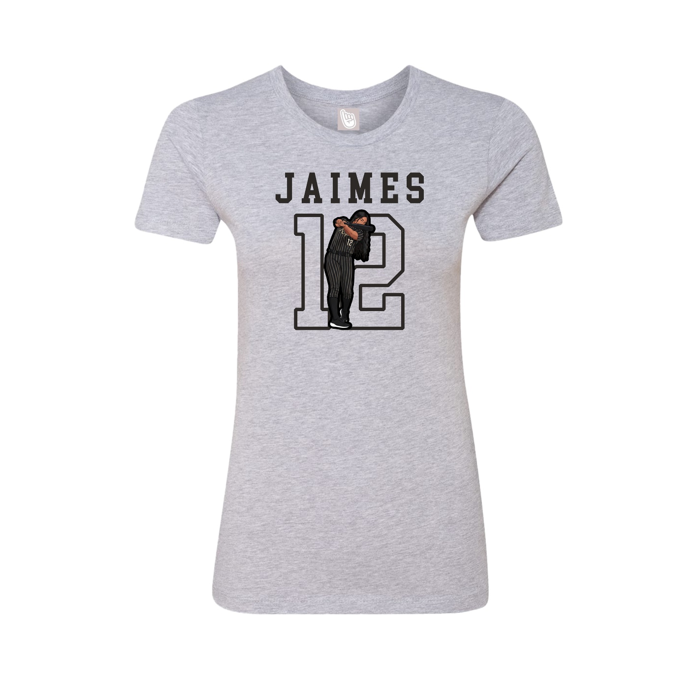 Fitted Women's Tee — Shirsey in Grey