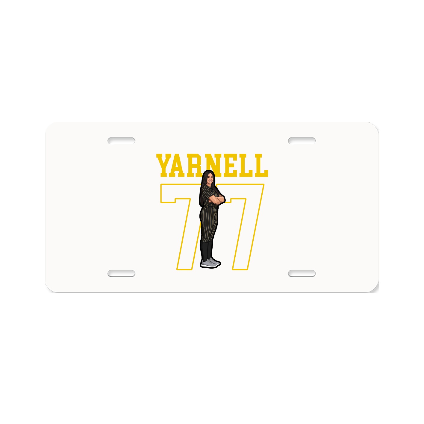 Aluminum License Plate