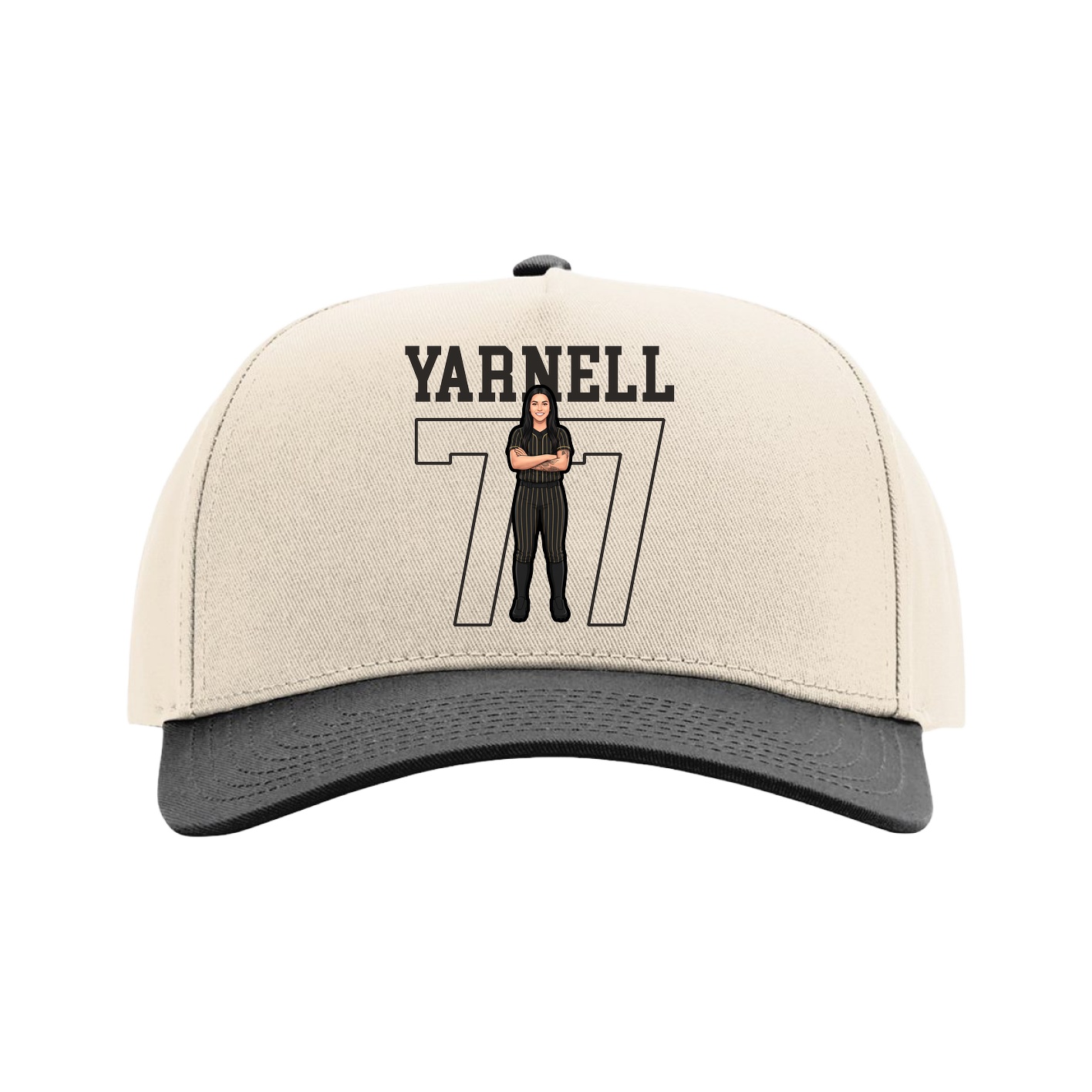 Full Fabric Five-Panel Champ Cap