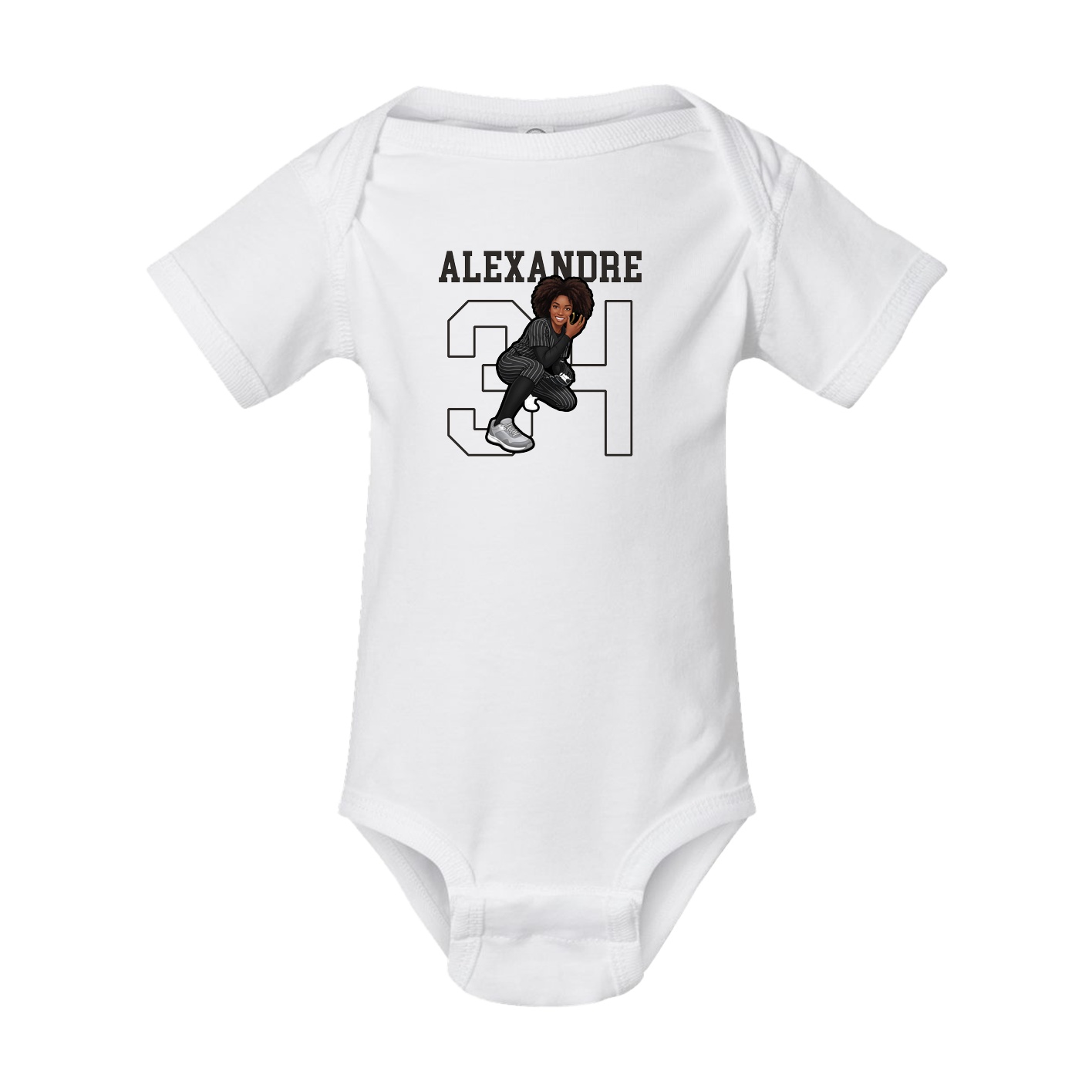Baby Onesie — Shirsey in White