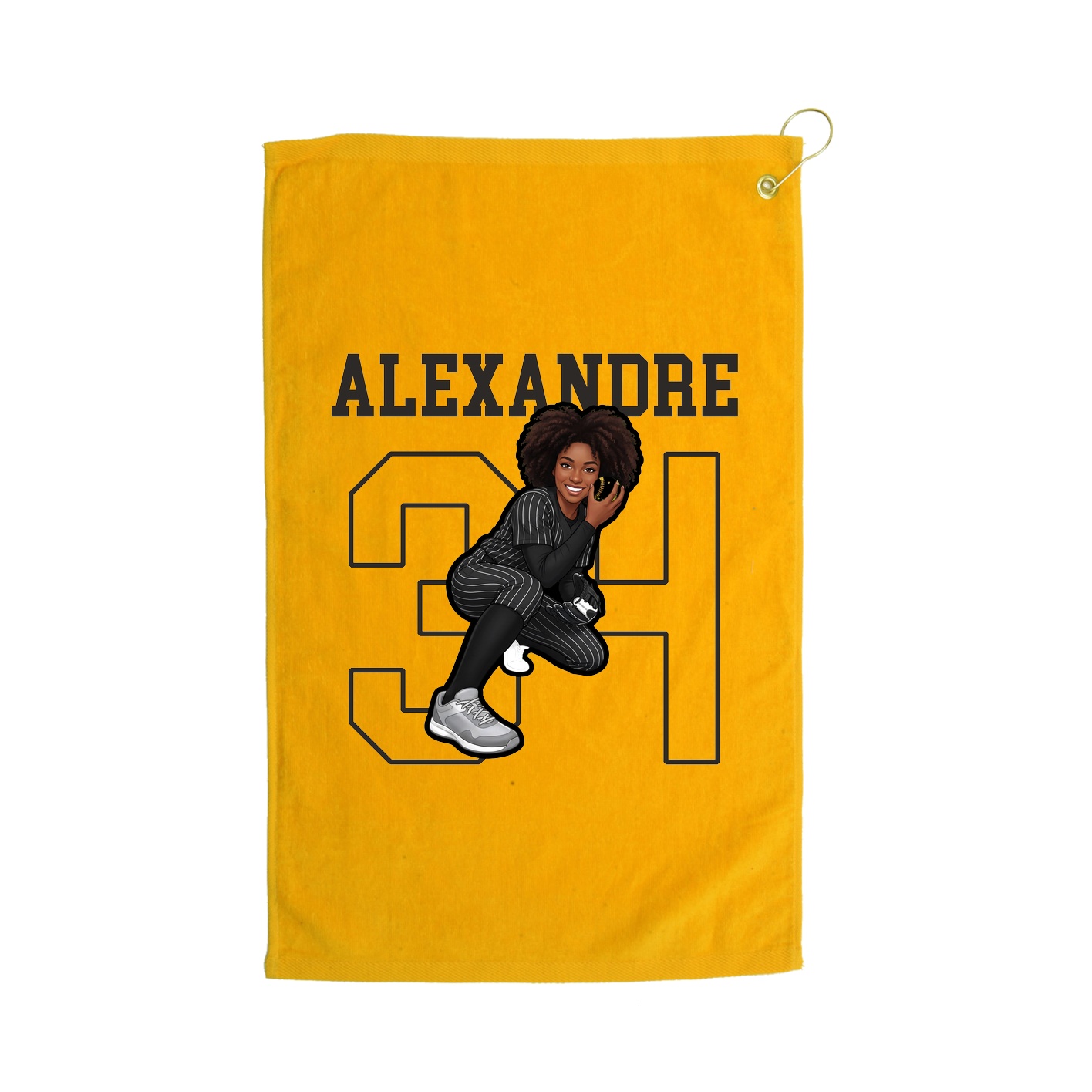 Golf Towel — Shirsey in Gold