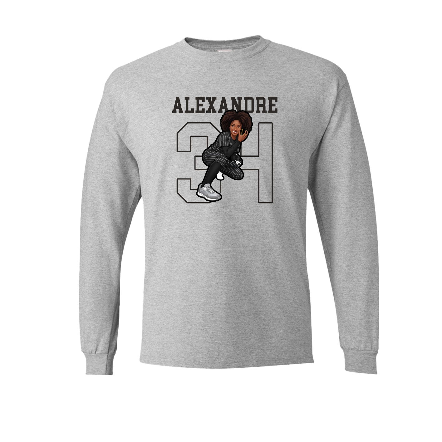 Long Sleeve Tee — Shirsey in Grey