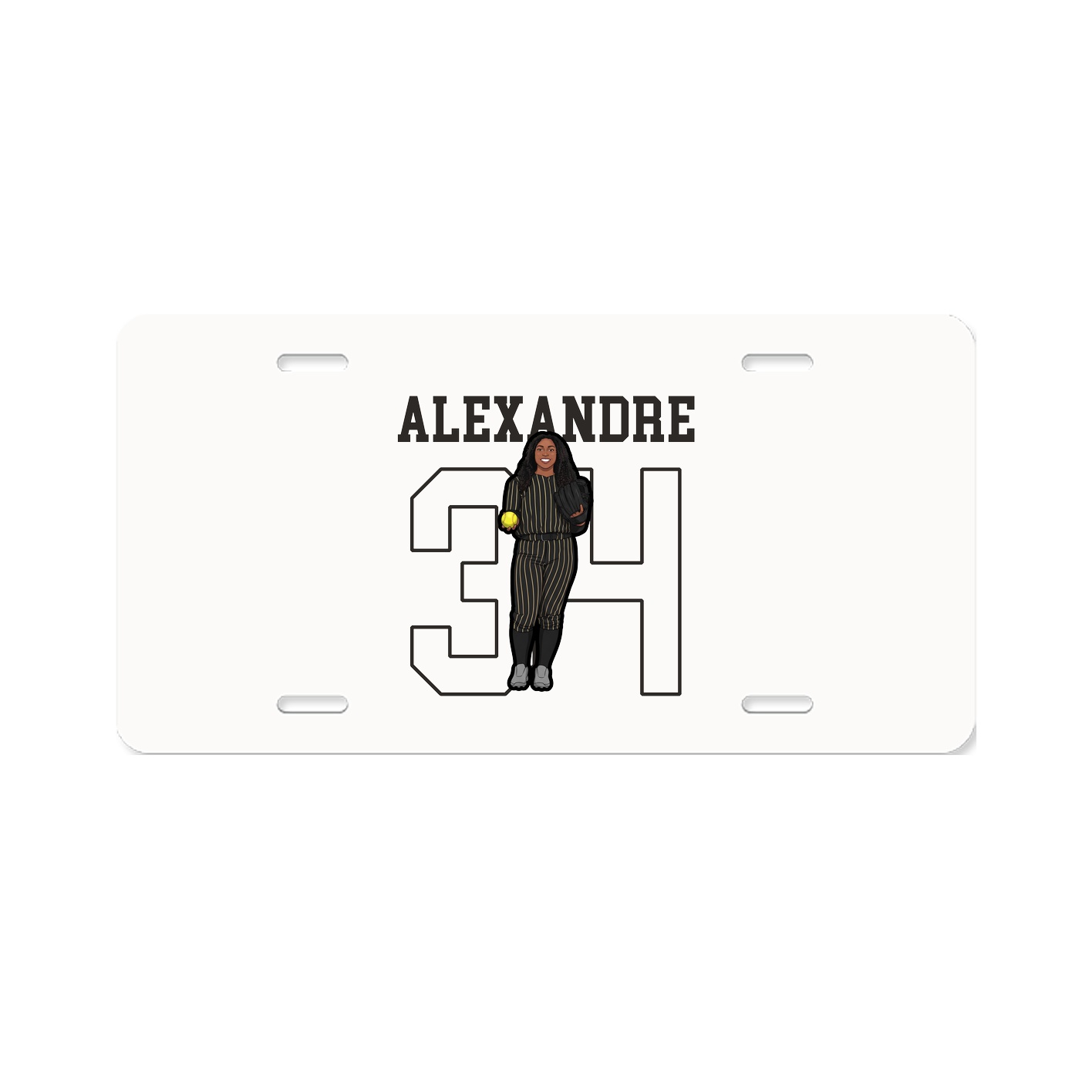 License Plate — Shirsey in Classic