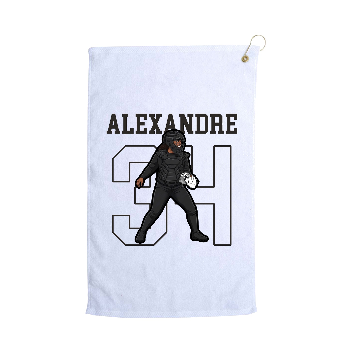 Golf Towel — Shirsey in White
