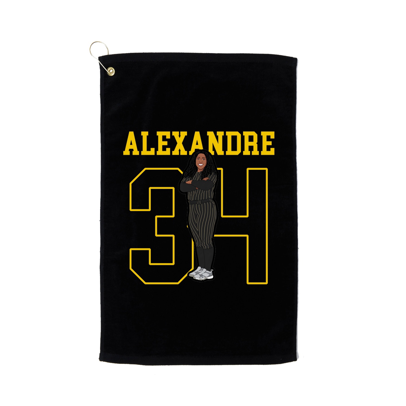 Golf Towel — Shirsey in Black