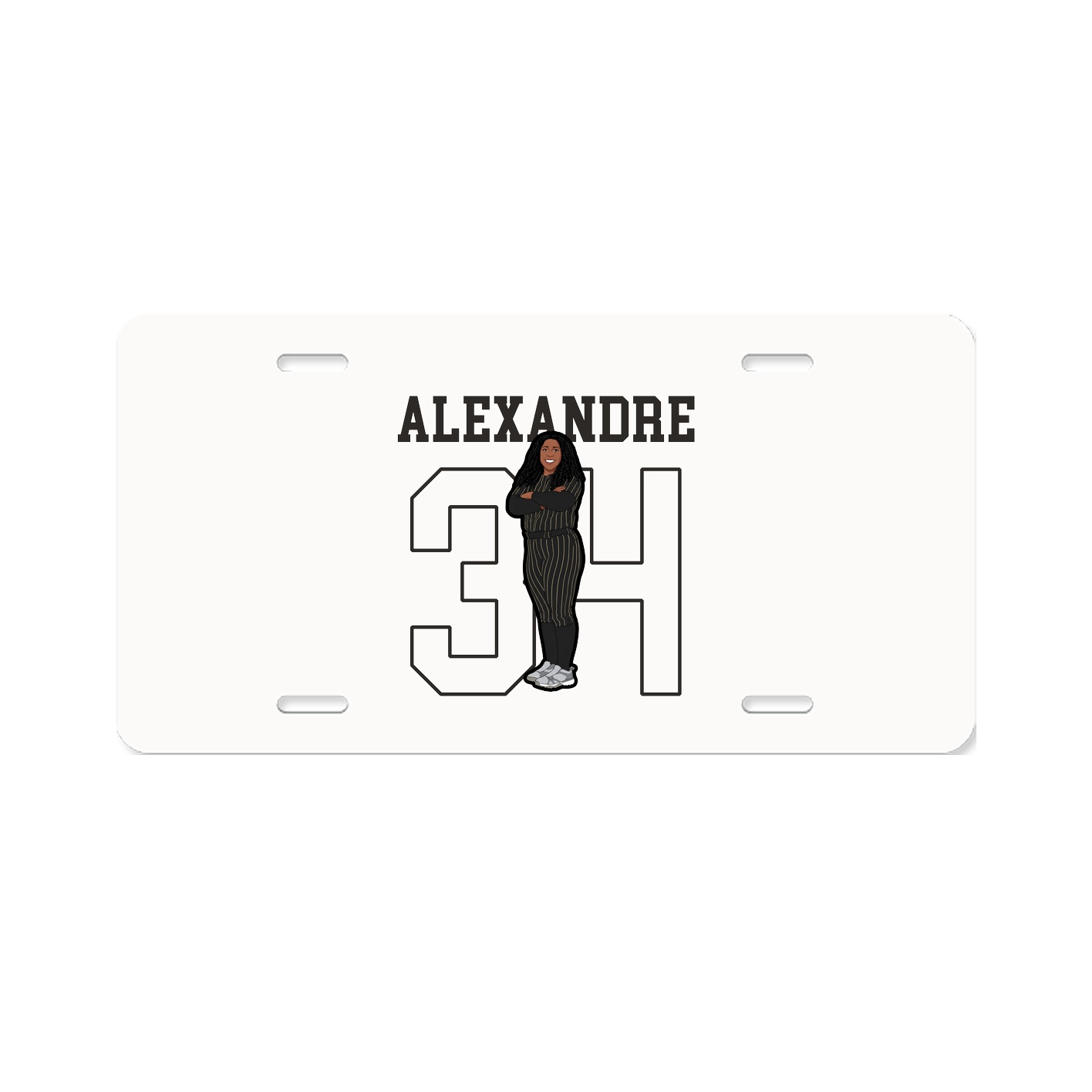 License Plate — Shirsey in Classic