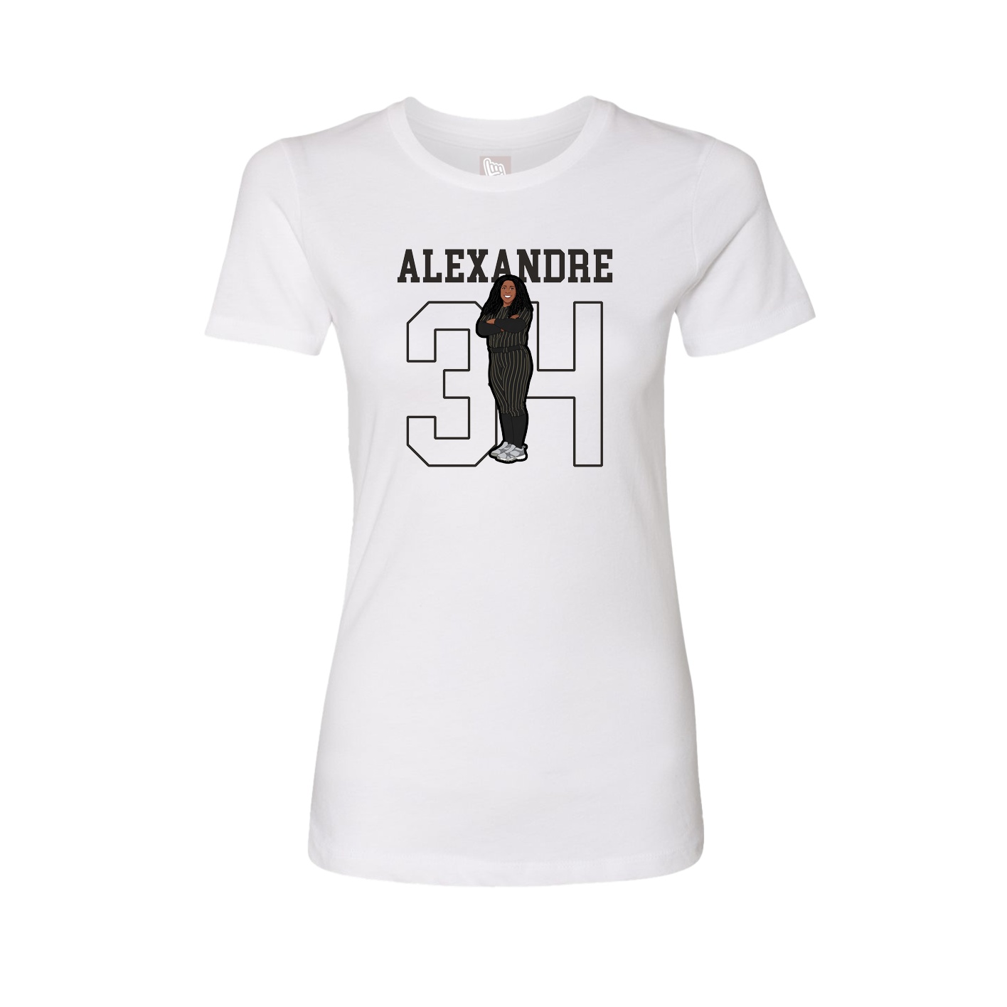 Fitted Women's Tee — Shirsey in White