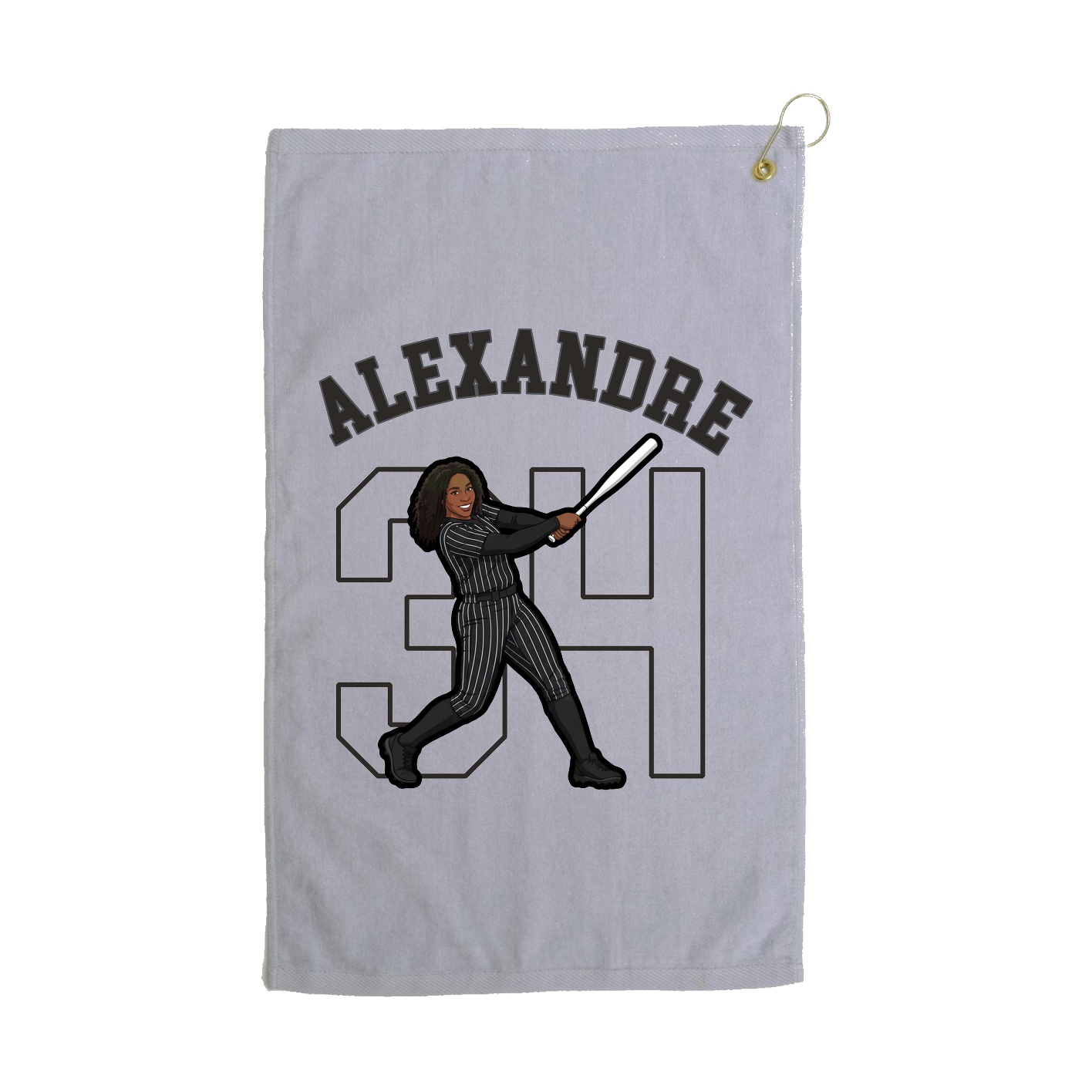 Golf Towel — Shirsey Arch in Grey