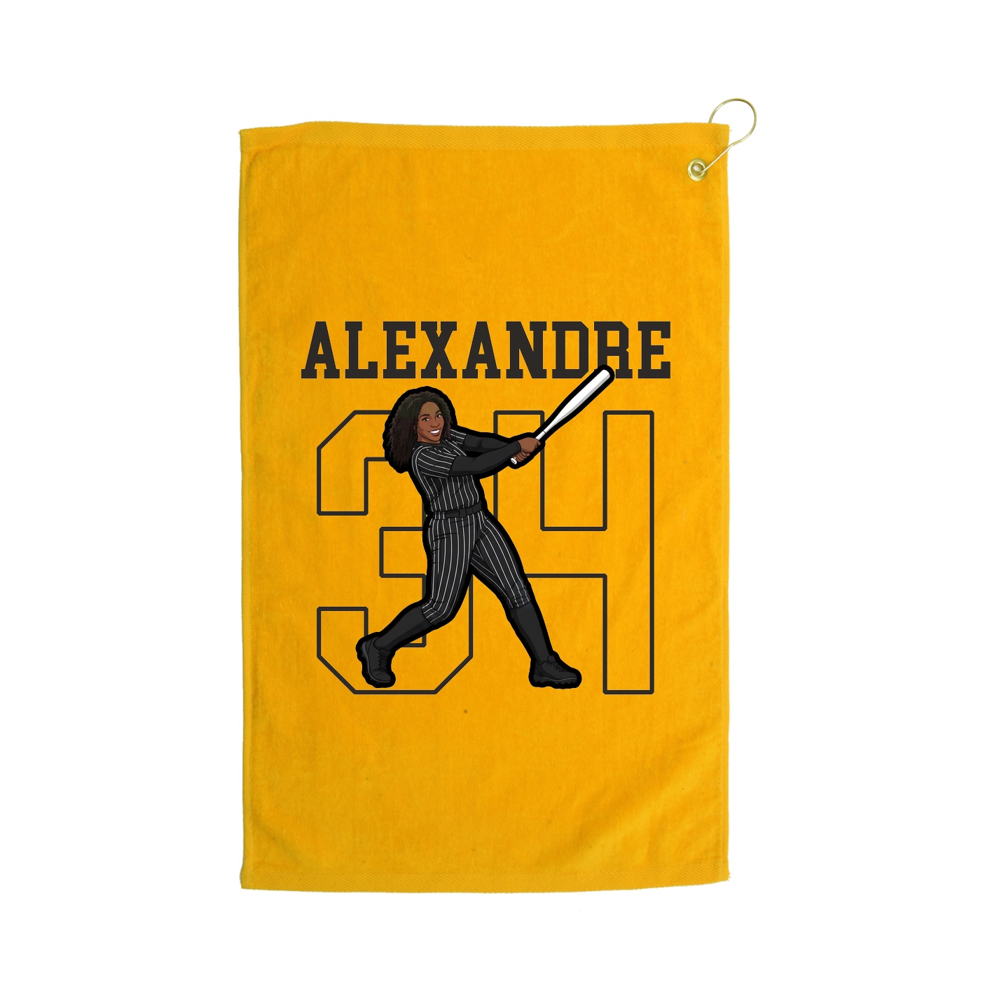 Golf Towel — Shirsey in Gold