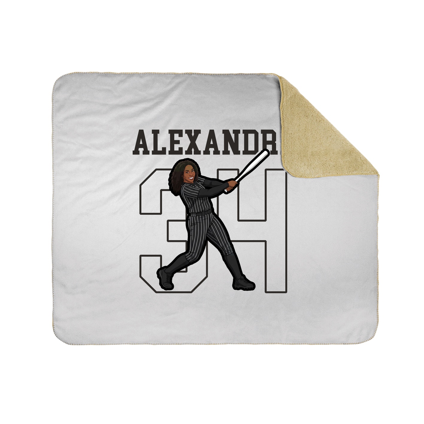 50x60 Sherpa Lined Throw Blanket