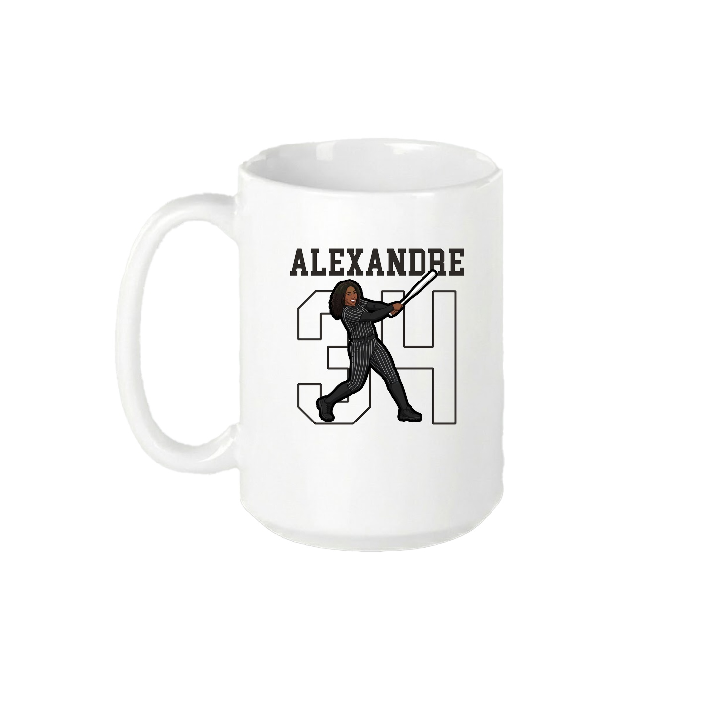 15oz Coffee Mug — Shirsey in White