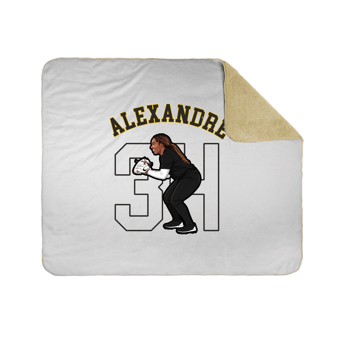 Throw Blanket — Shirsey Arch in White
