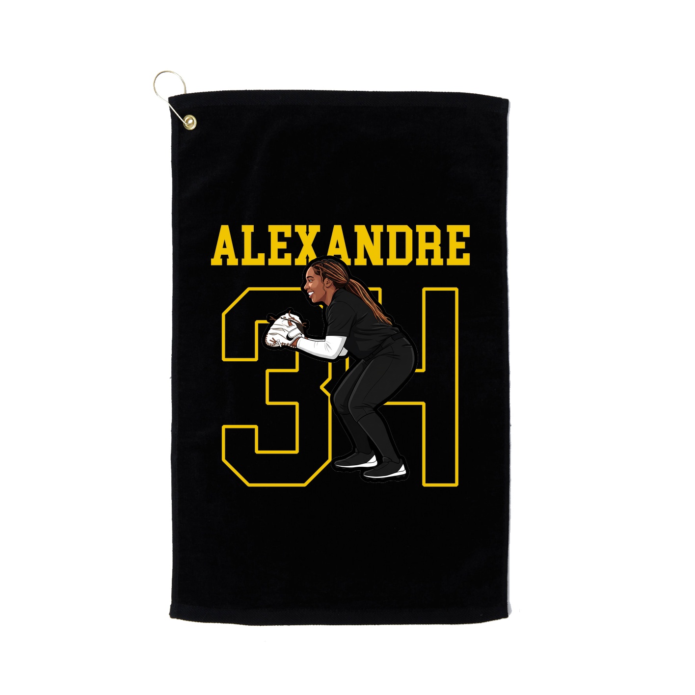 Terry Velour Golf Towel