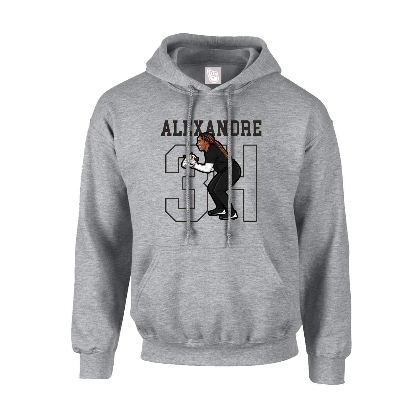 Hoodie — Shirsey in Grey