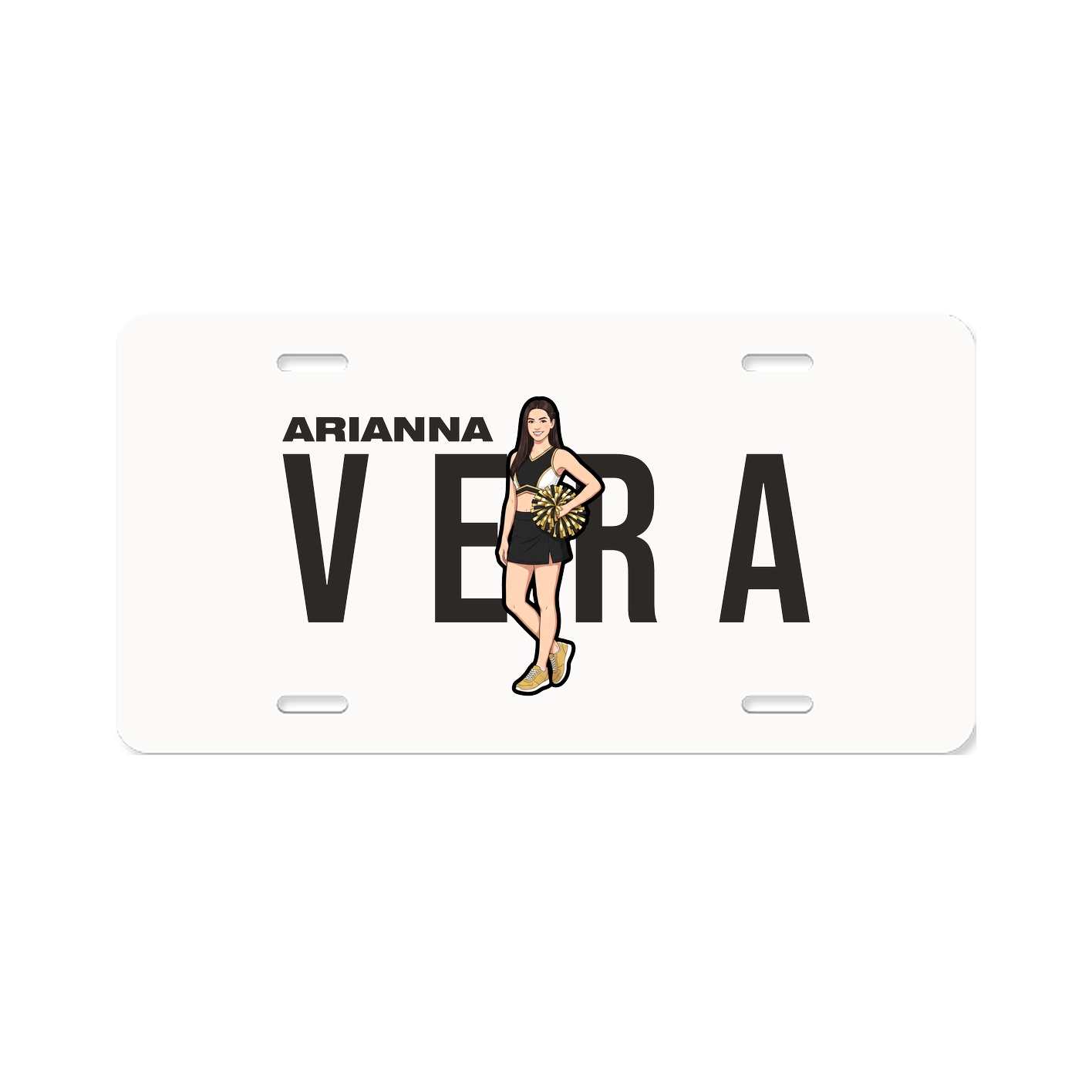 License Plate — Player Name in Classic