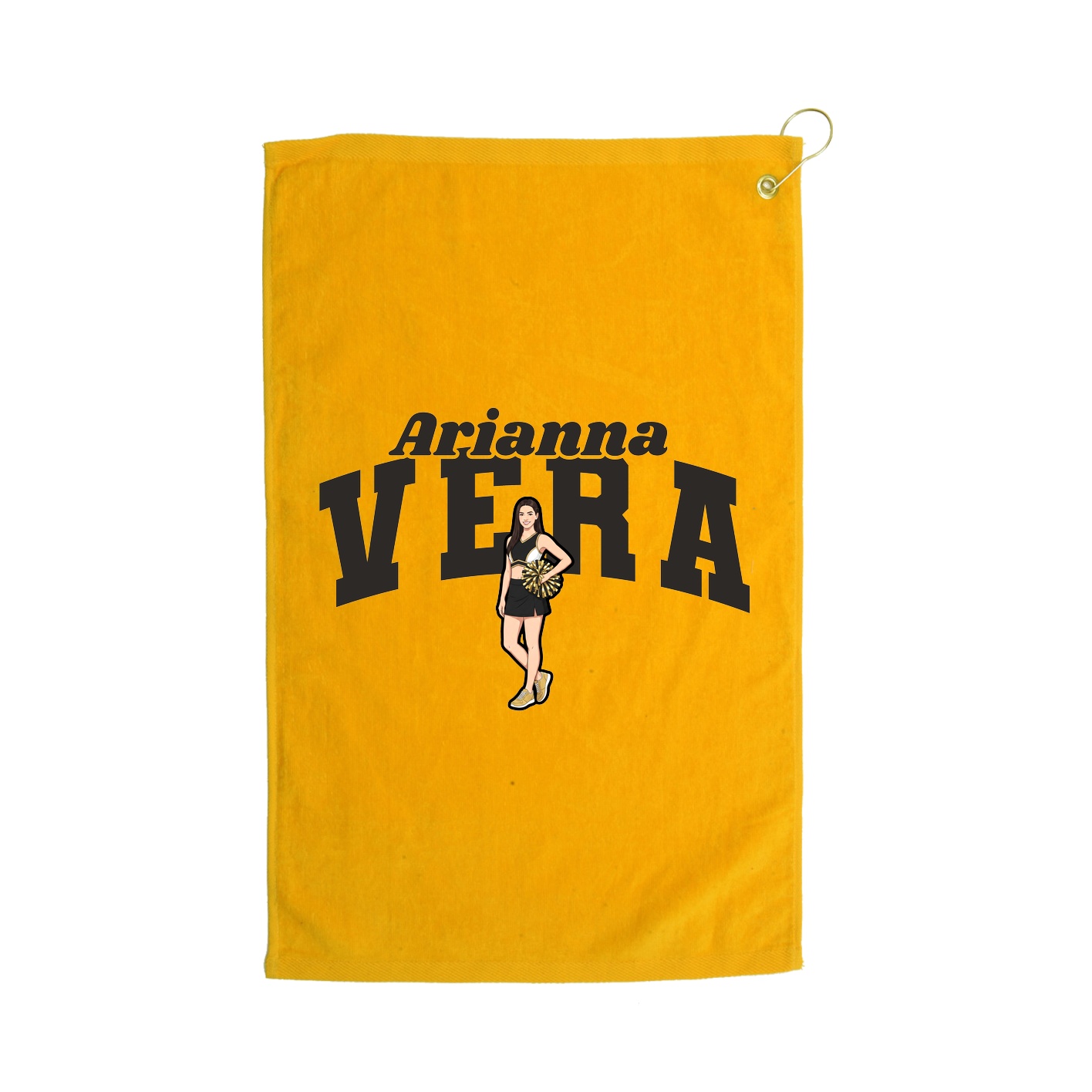 Golf Towel — Signature Arch in Gold
