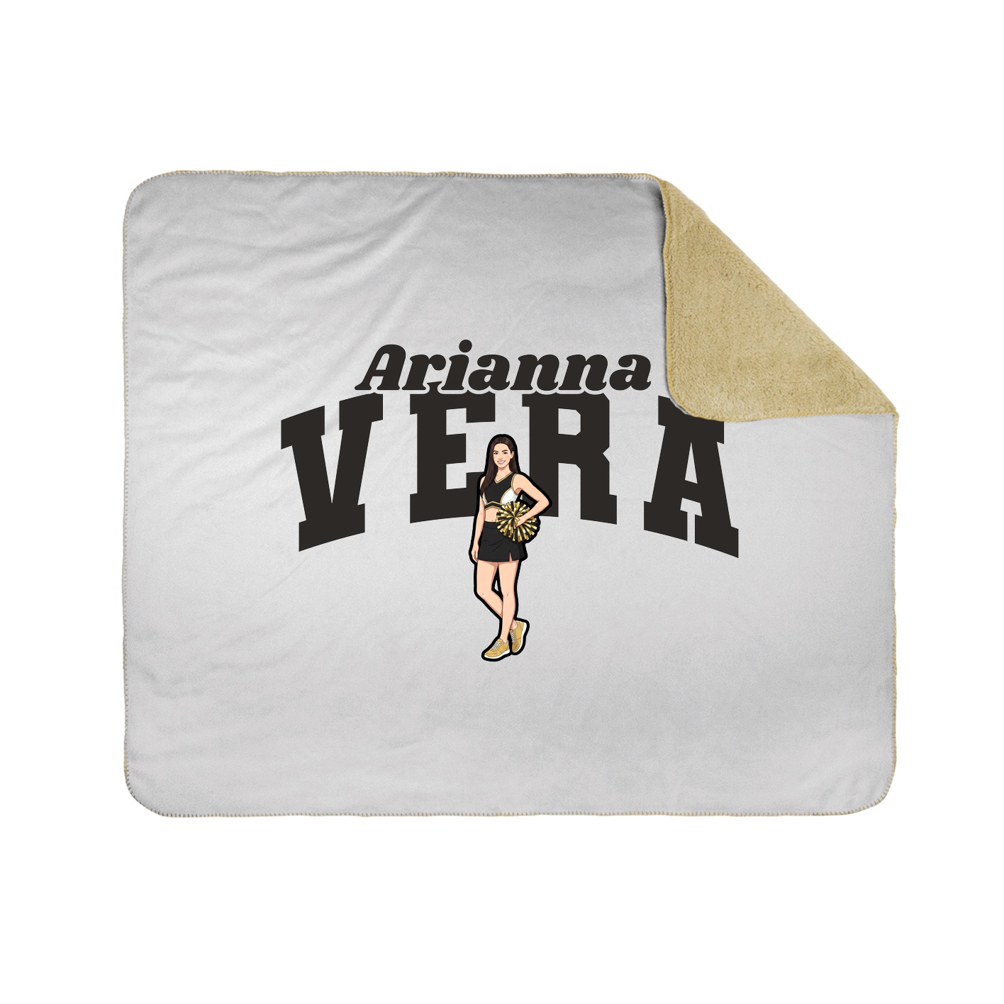 Throw Blanket — Signature Arch in White