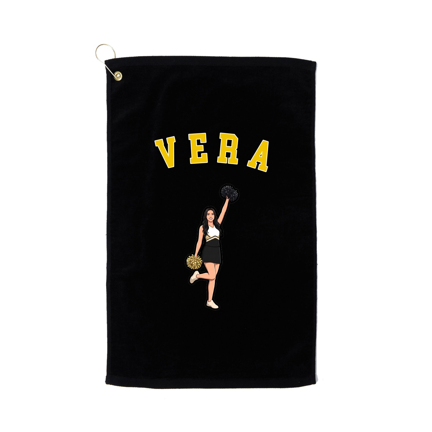 Golf Towel — Shirsey Arch in Black