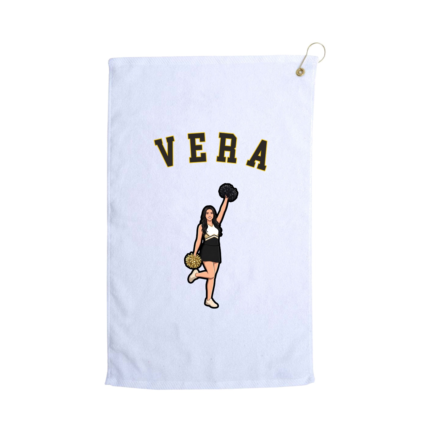 Golf Towel — Shirsey Arch in White