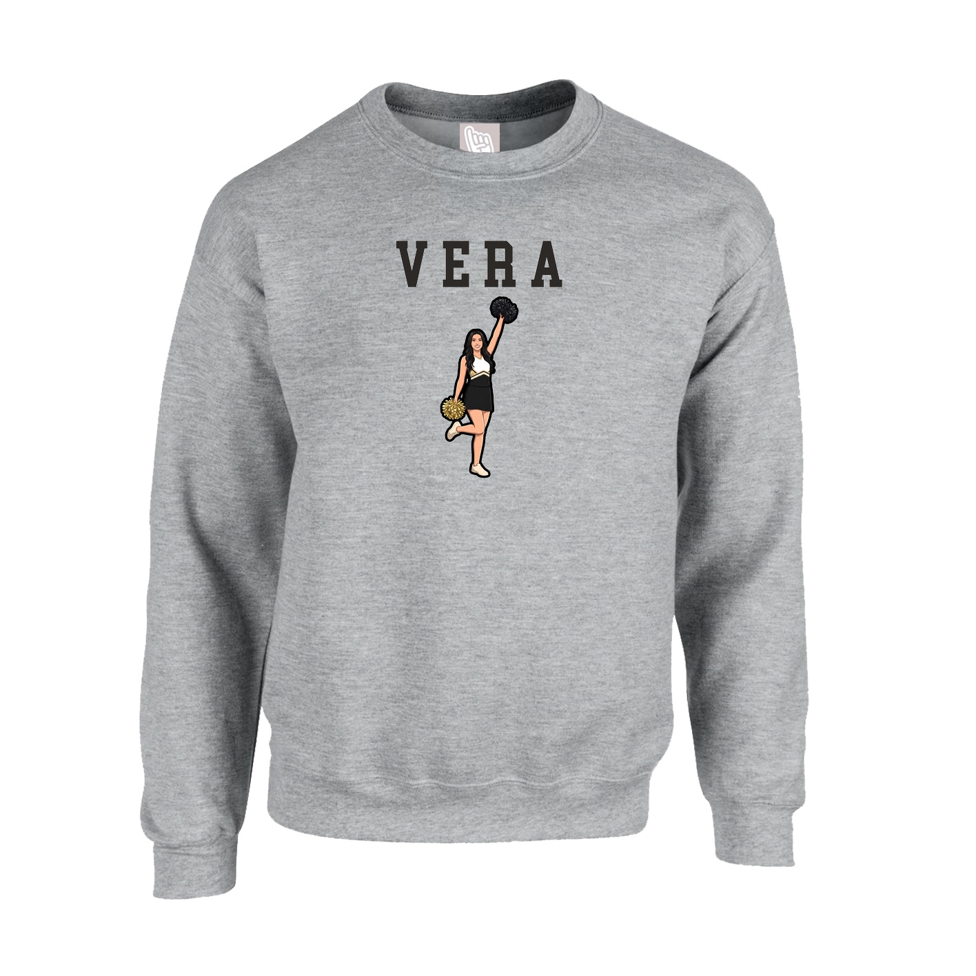 Fleece Crew — Shirsey in Grey