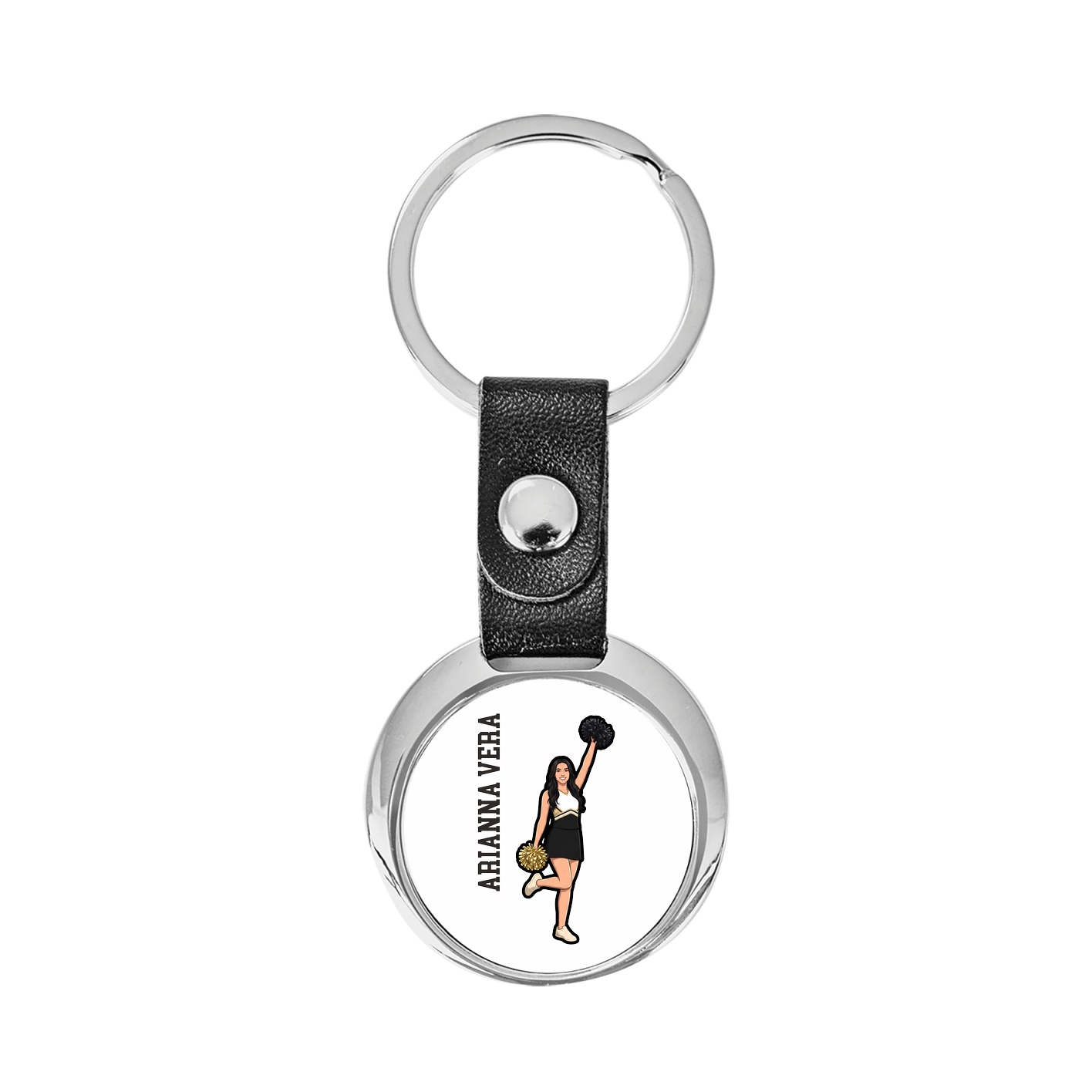 Key Chain — Name Vertical in Classic