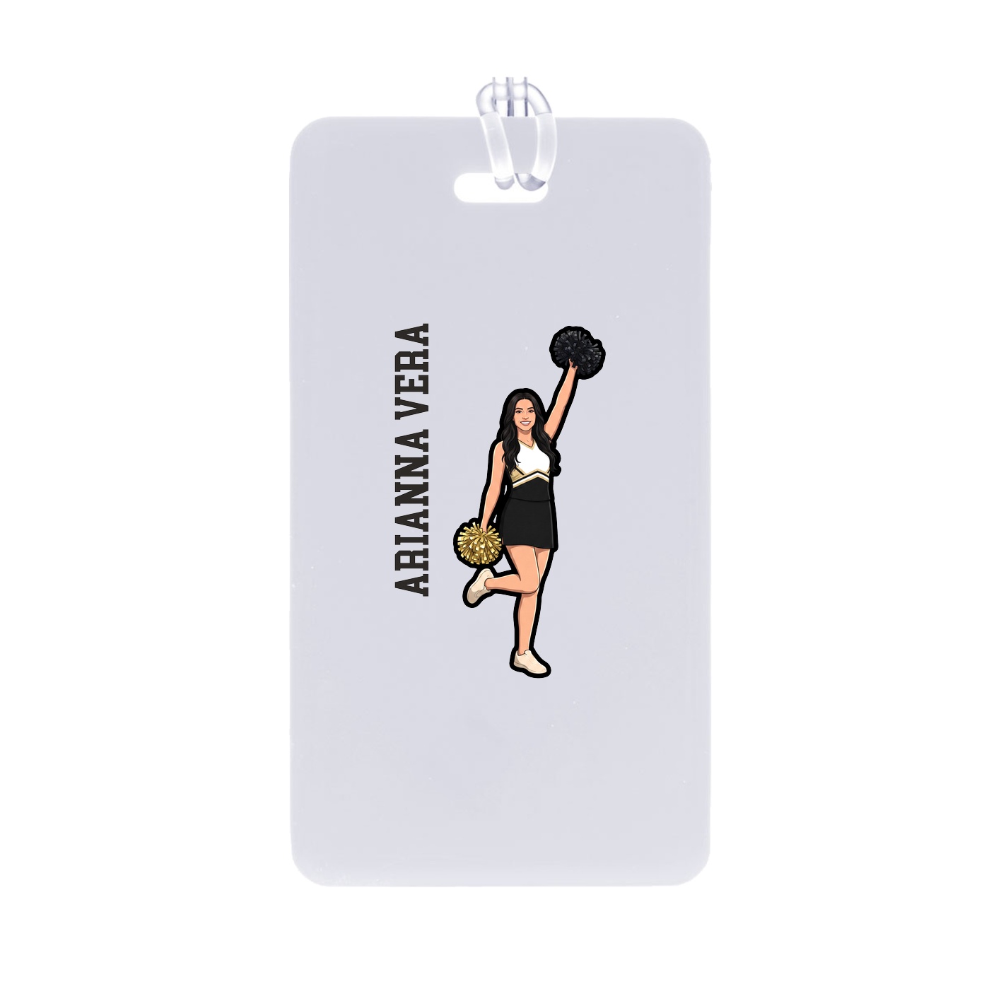 Bag Tag — Name Vertical in Classic
