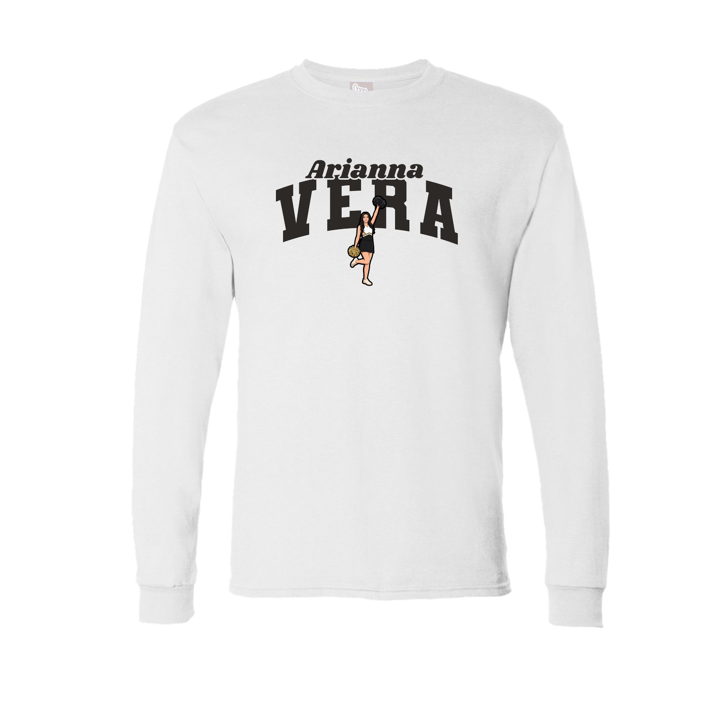 Long Sleeve Tee — Signature Arch in White