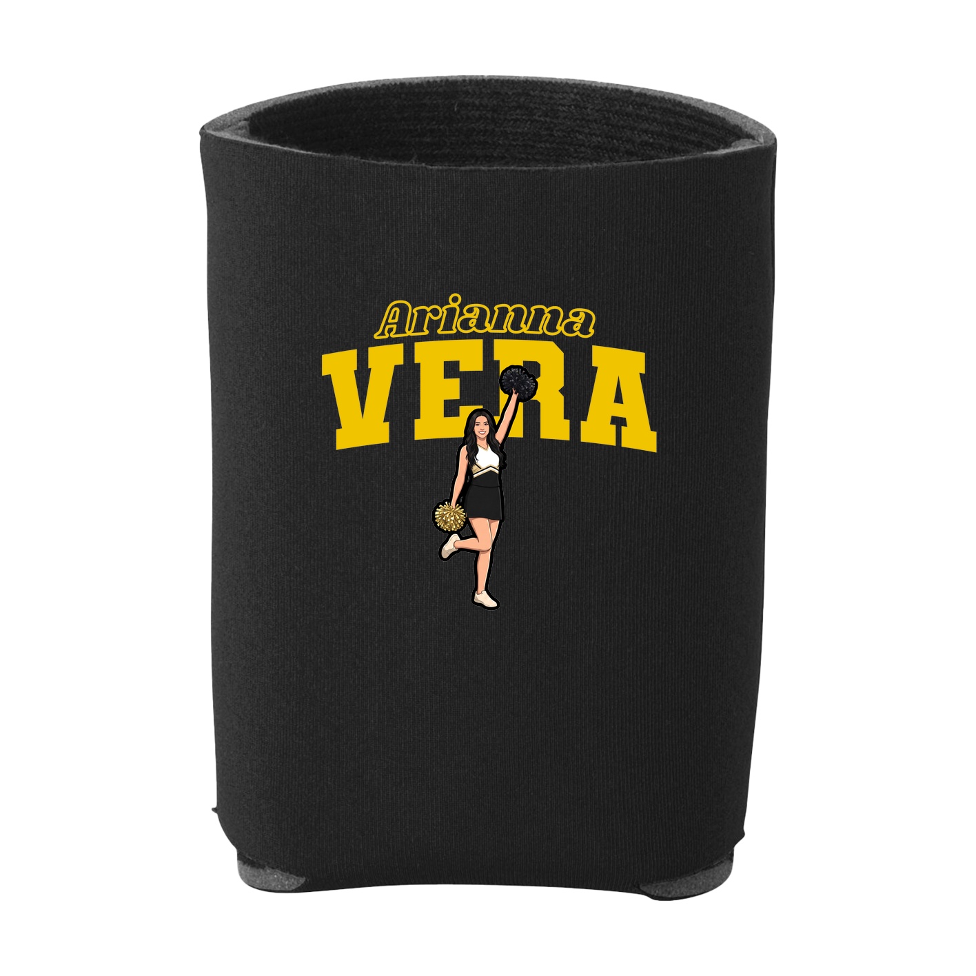 Can Holder — Name Arch in Black
