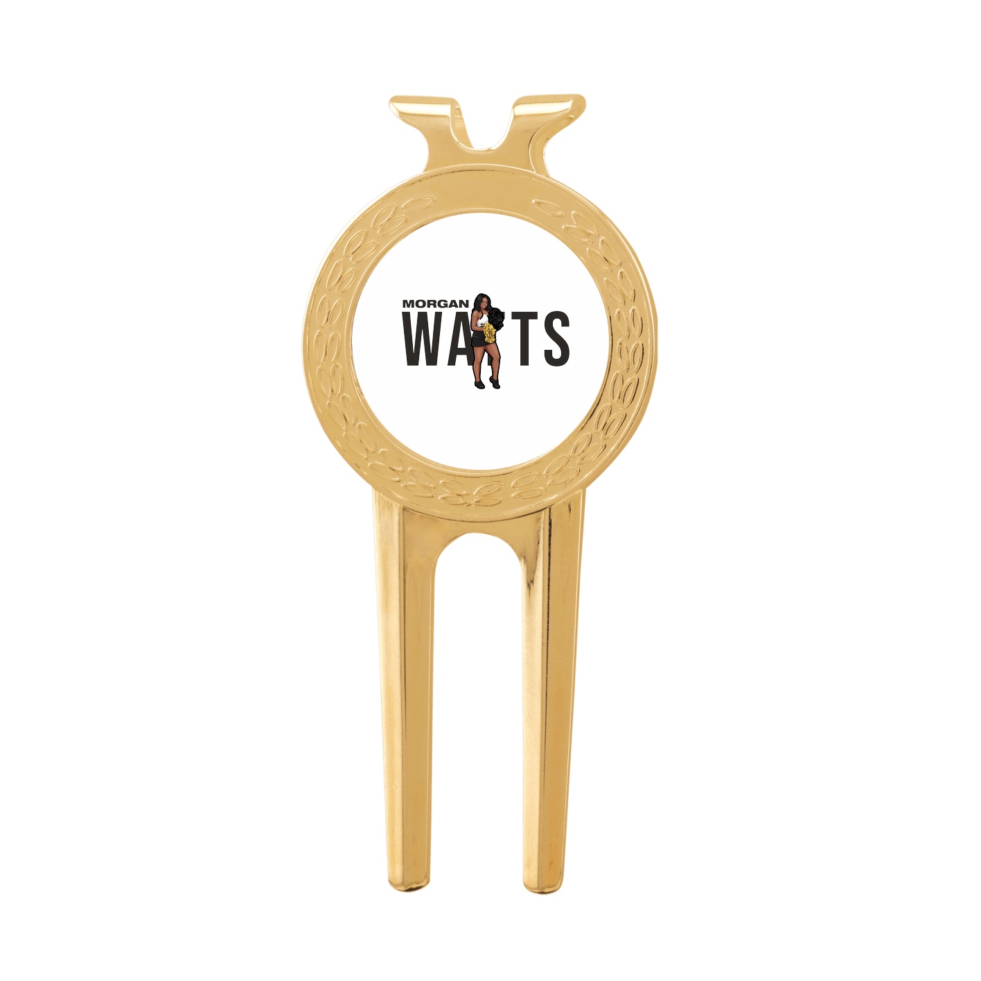 Divot Tool with Ball Marker — Player Name in Classic