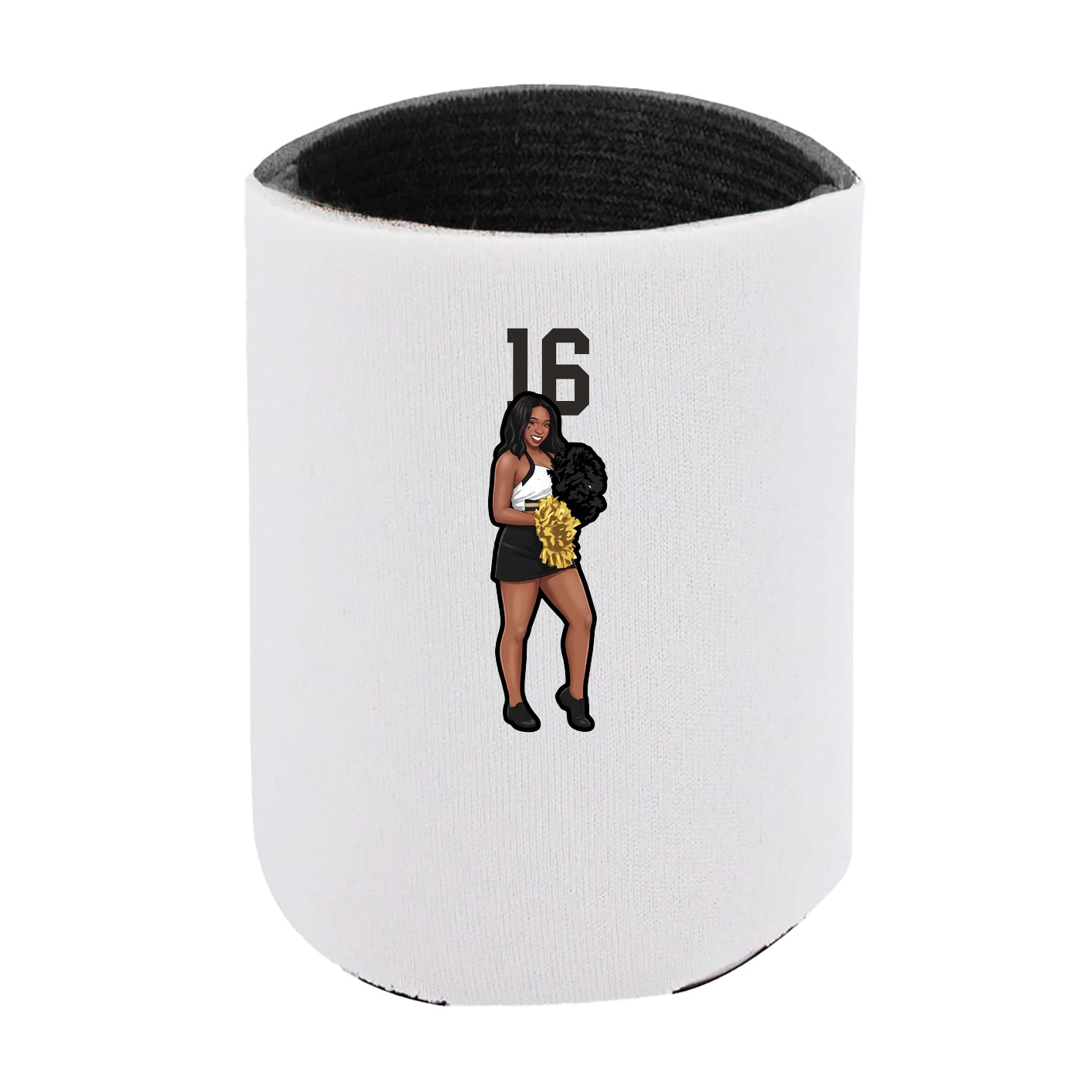 Can Holder — Number Top in White