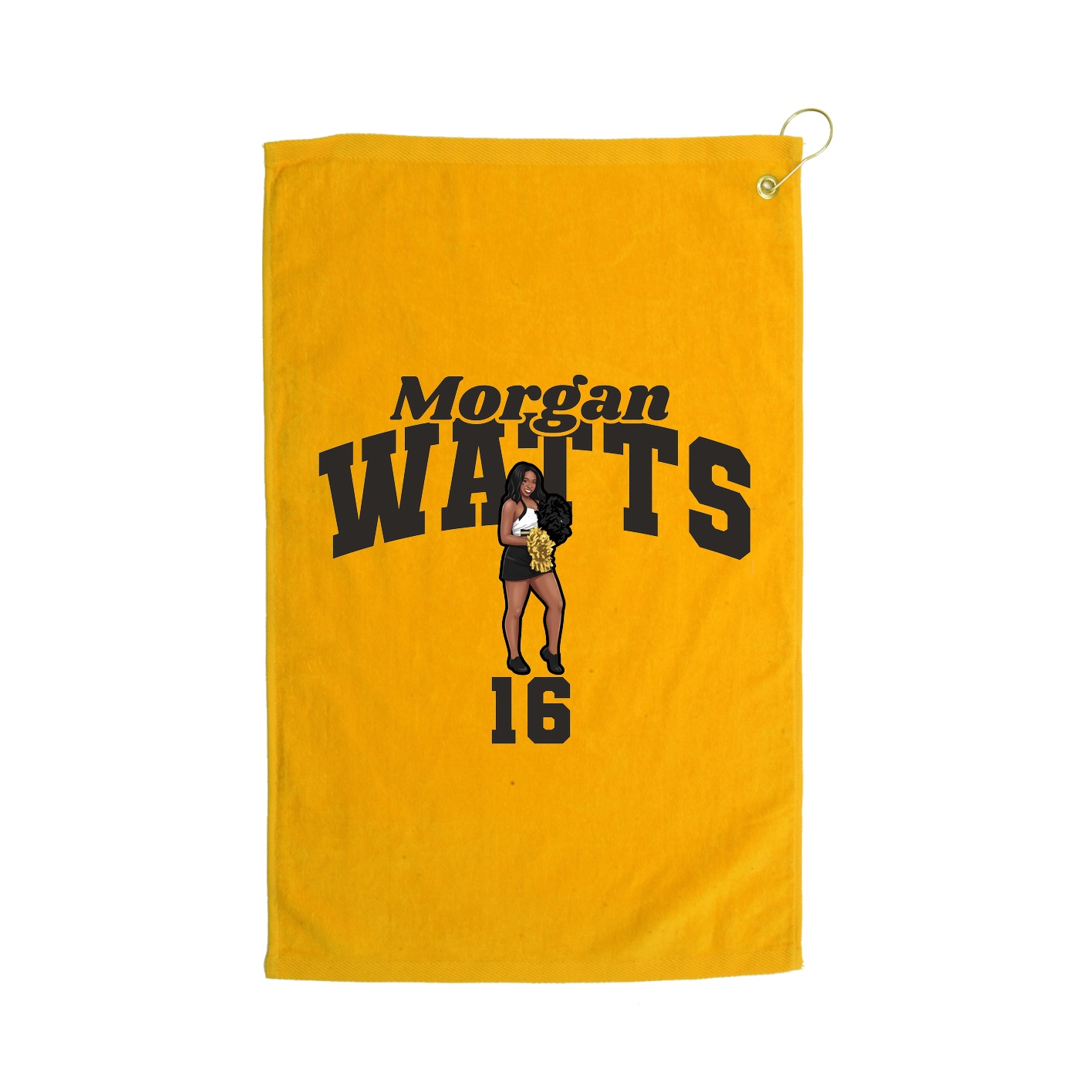 Golf Towel — Signature Arch in Gold