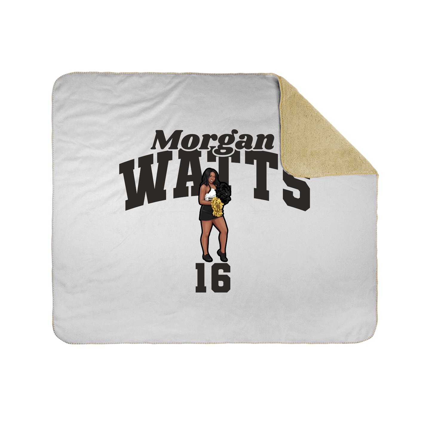 Throw Blanket — Signature Arch in White