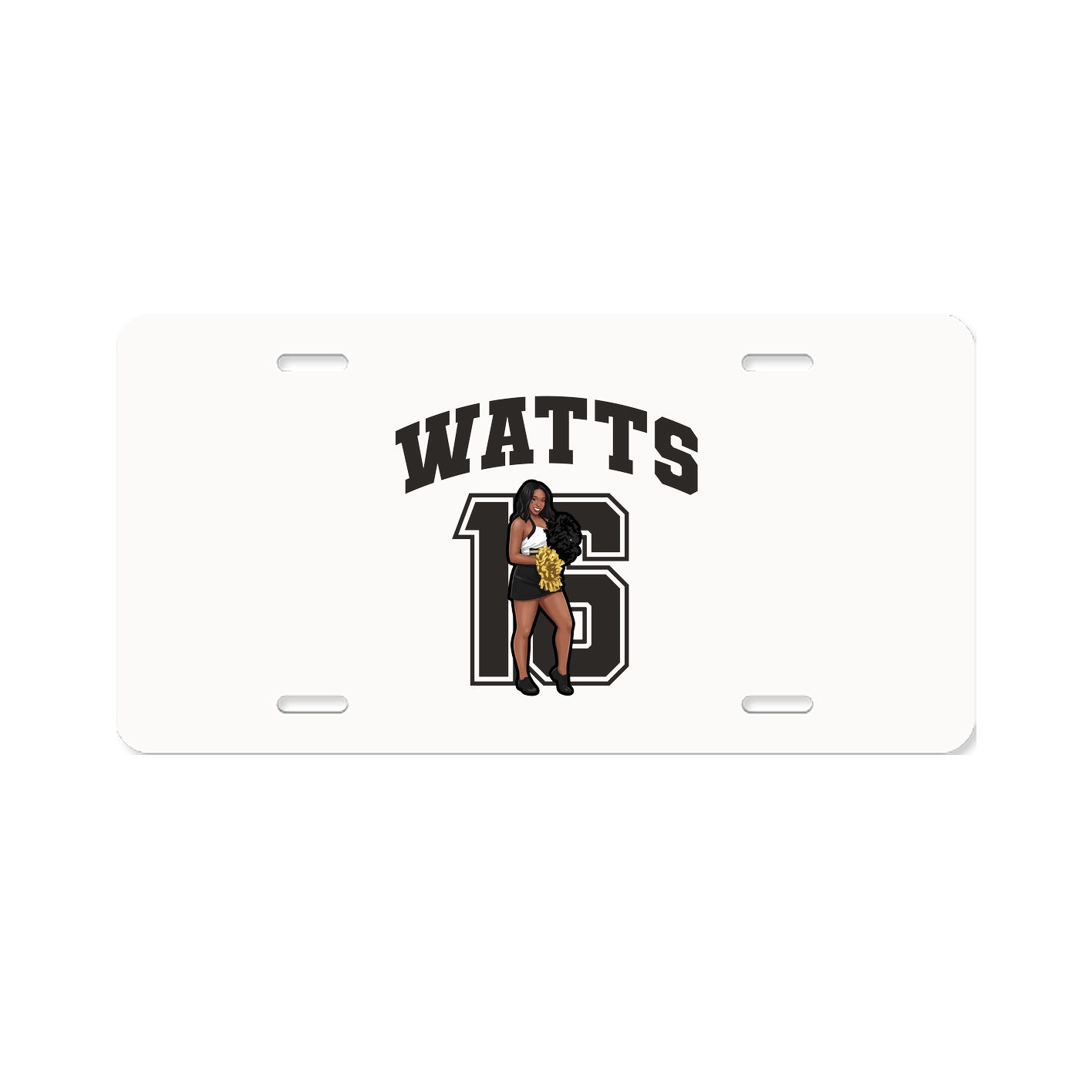License Plate — Number in Classic